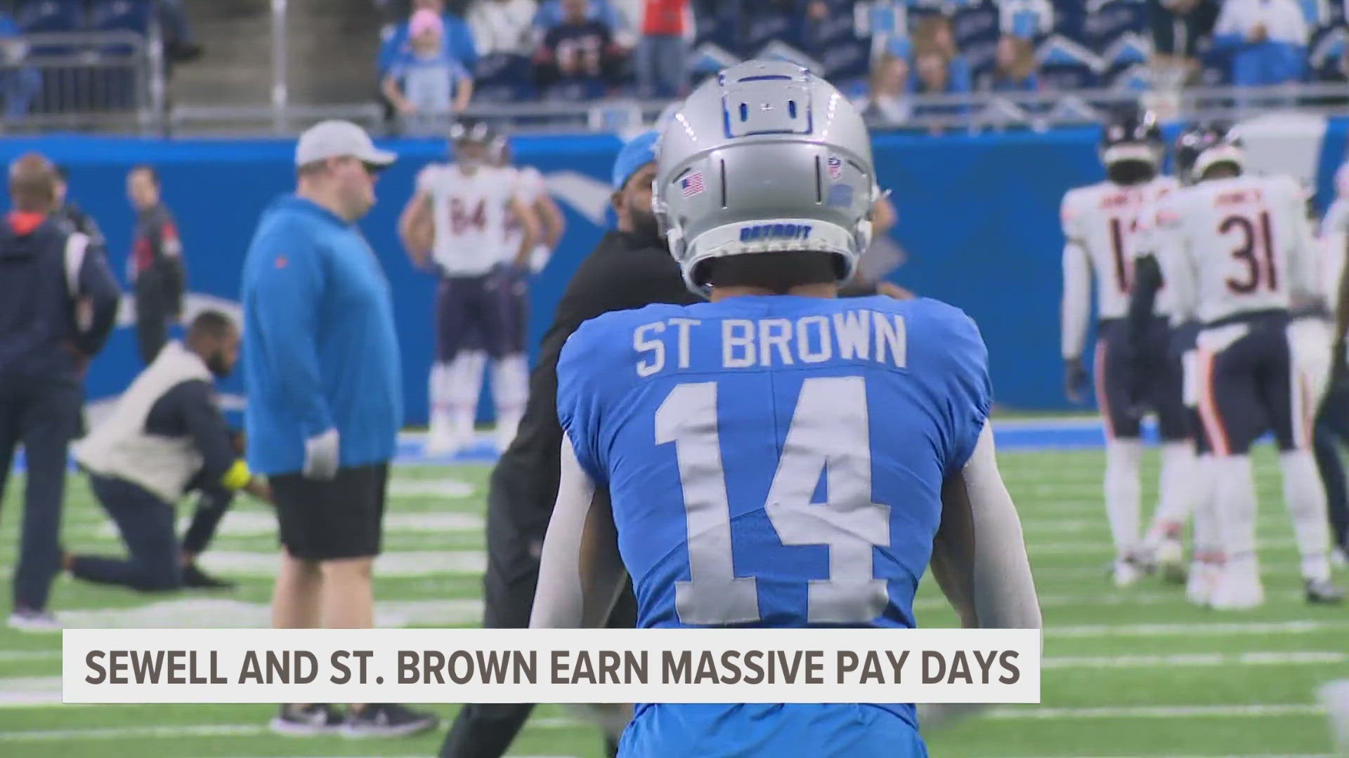Lions give Penei Sewell and Amon-Ra St. Brown big pay days