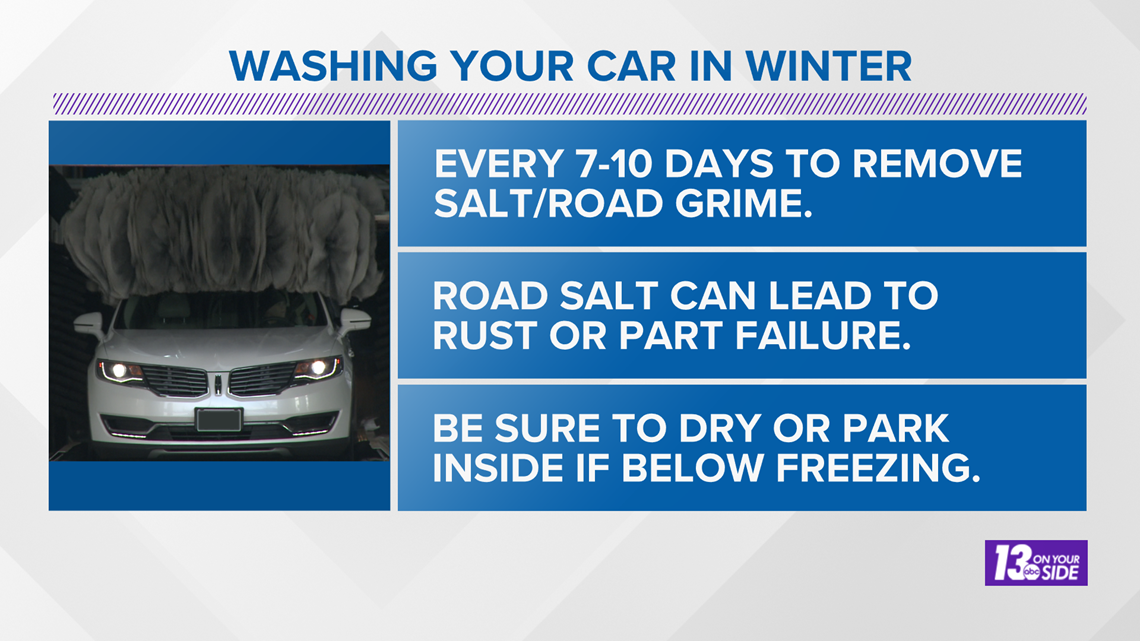 How to wash your truck or car during the winter to protect from salt d