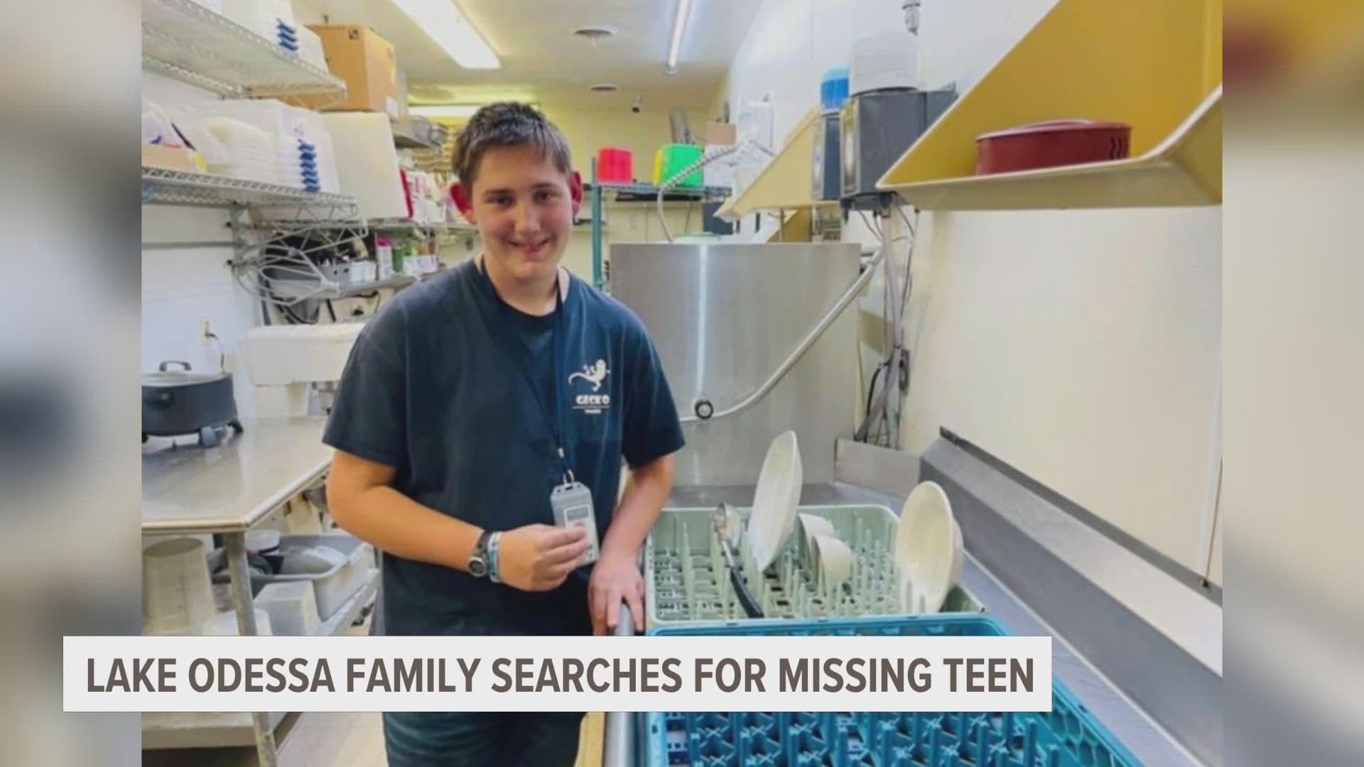 Devlin Tait was last seen April 21 on surveillance video at Carl's Market in downtown Lake Odessa.
