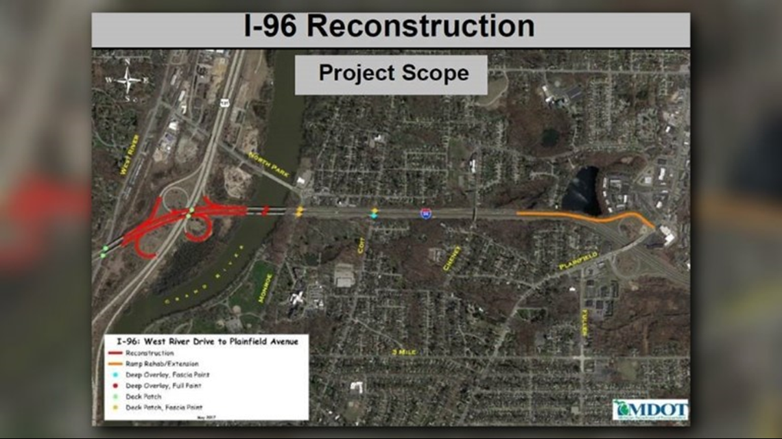 I96 construction on schedule, westbound lanes to close in July