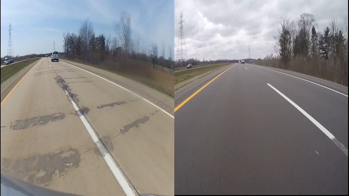 Here's what a terrible Michigan highway (M6) did to your vehicle