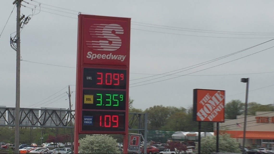 Gas prices up to 3.09 in much of West Michigan