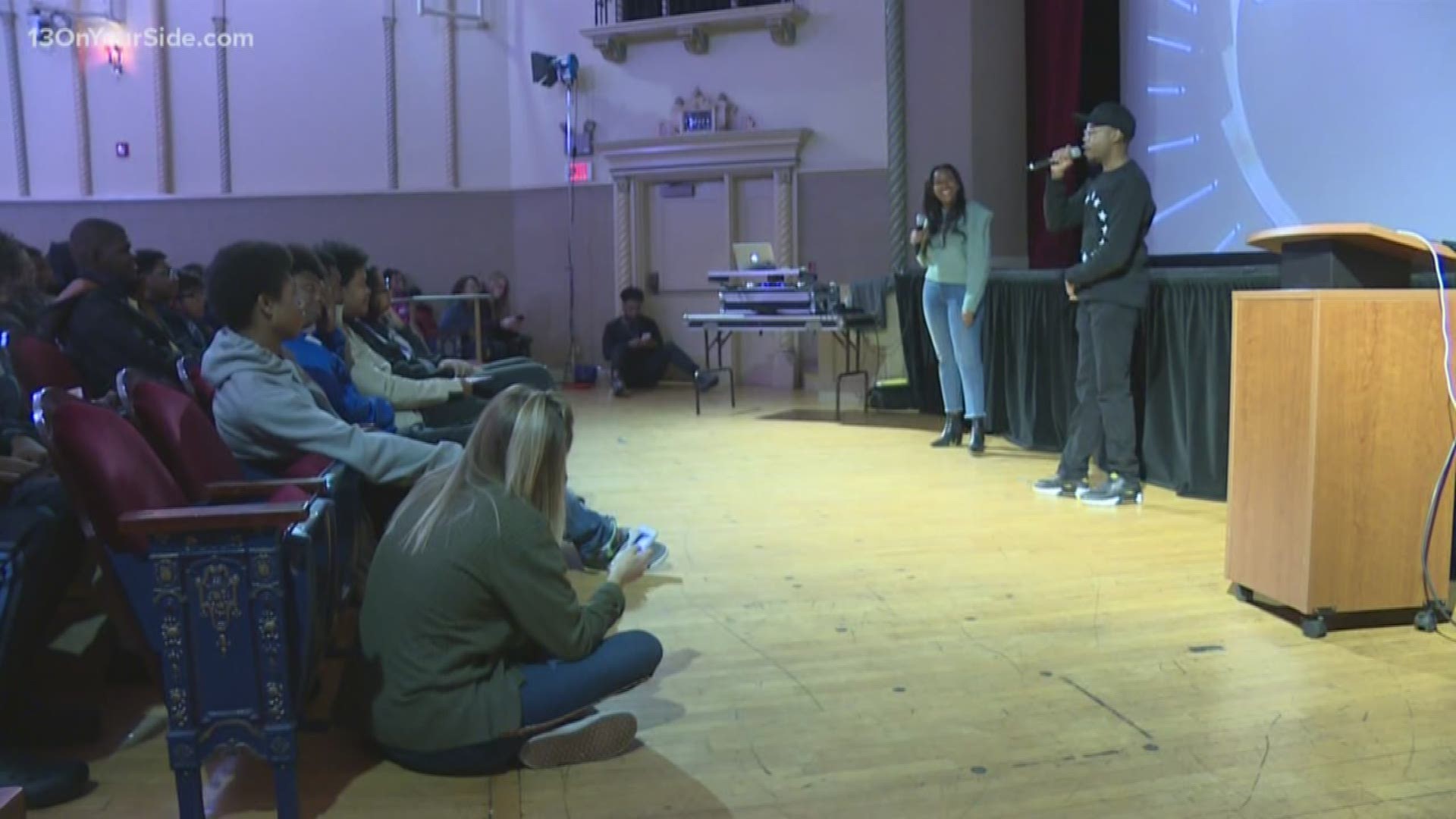 Nearly 300 students got to learn about digital media and 21st century career skills from a handful of internet stars.