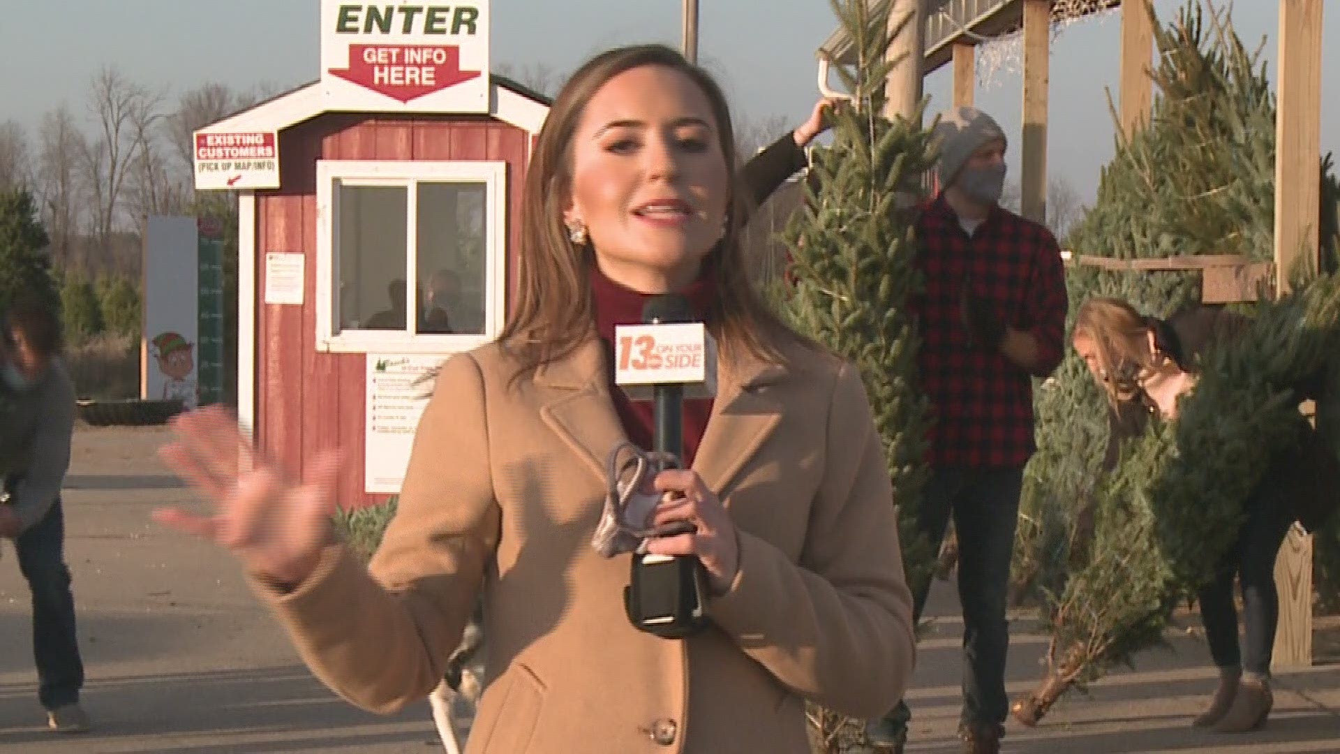 Bosch's Christmas Tree Farm in Allendale served crowds of West Michiganders on opening weekend