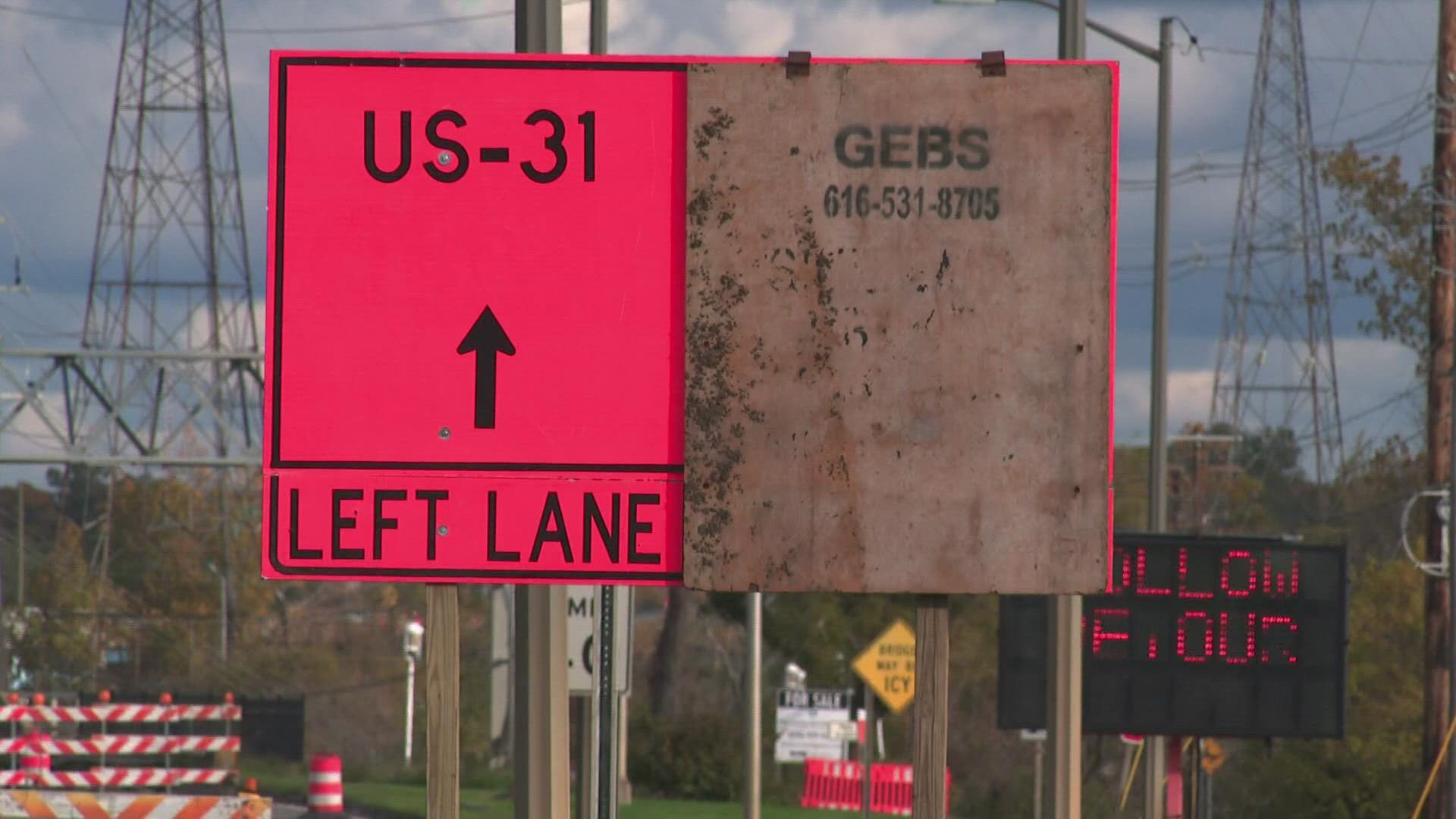 MDOT told 13 ON YOUR SIDE that construction will resume sometime this Spring.