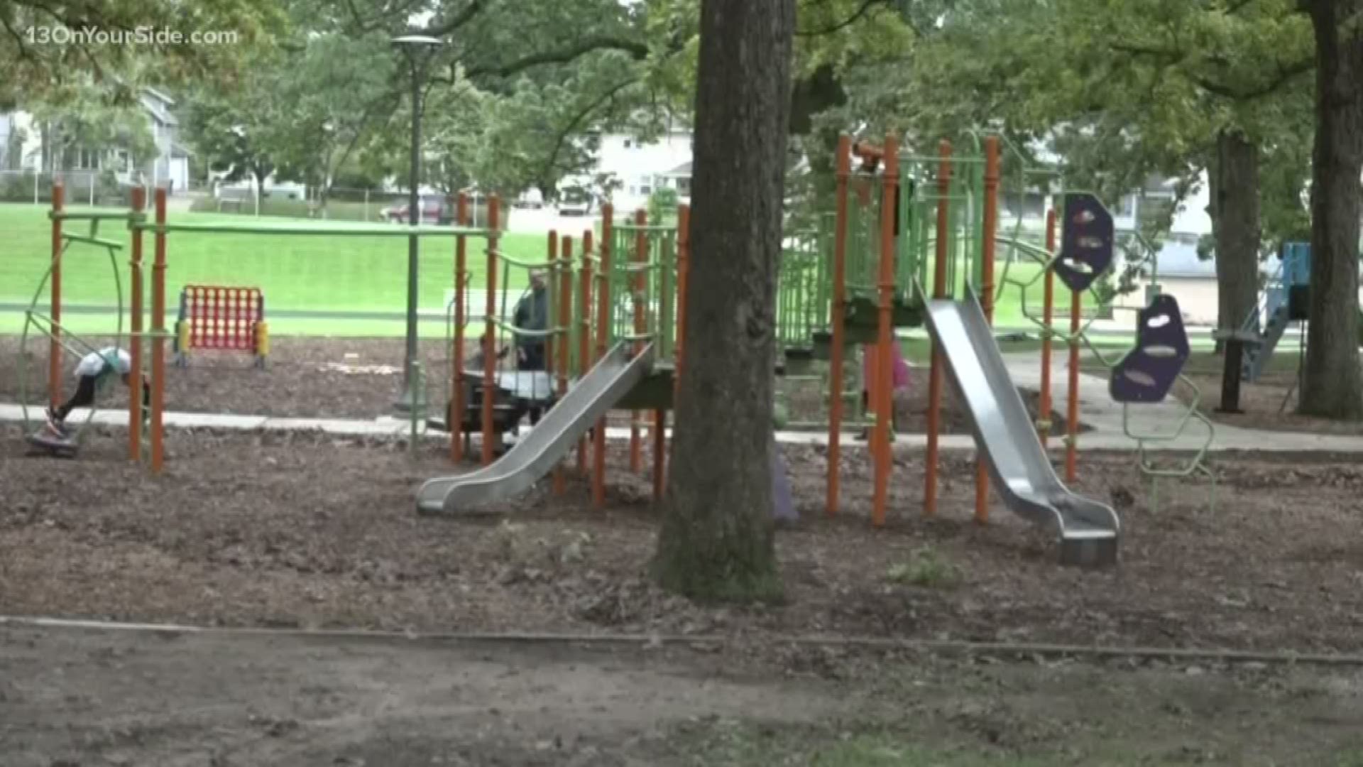 Upgrades were made to the playground and a picnic shelter was added. There are also pathways to make it safer to walk around the Creston neighborhood.