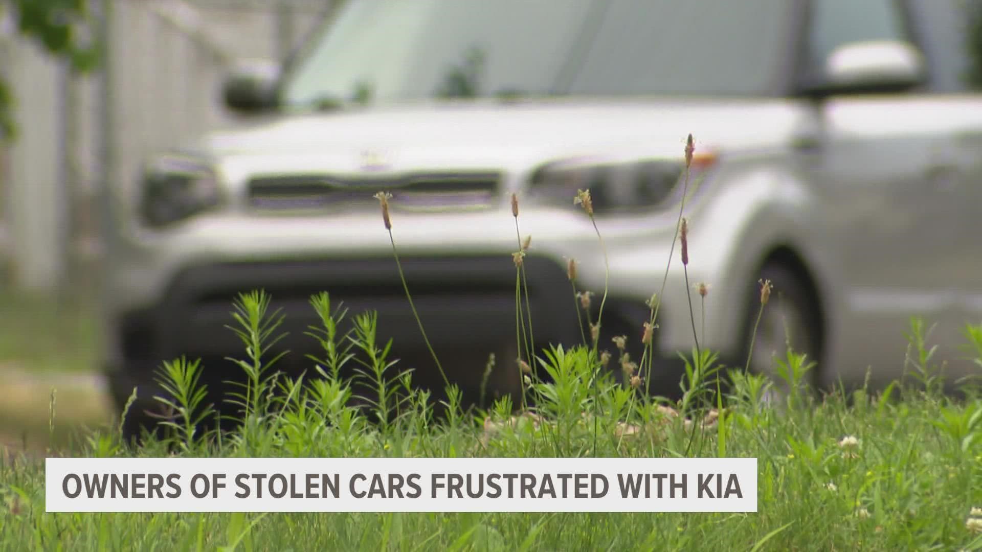 Police say there's been about 600 thefts and attempted thefts of Kia and Hyundai vehicles in Grand Rapids since May 1. The automakers are now offering a fix.