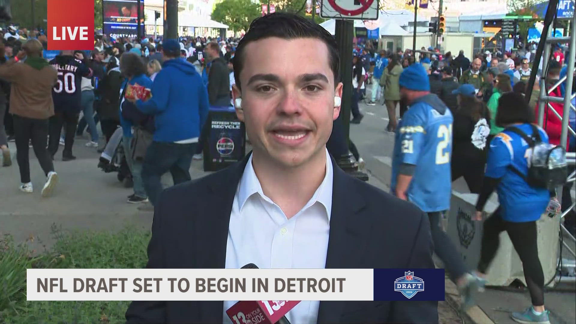 Lions fans are getting ready for the draft pick tonight!