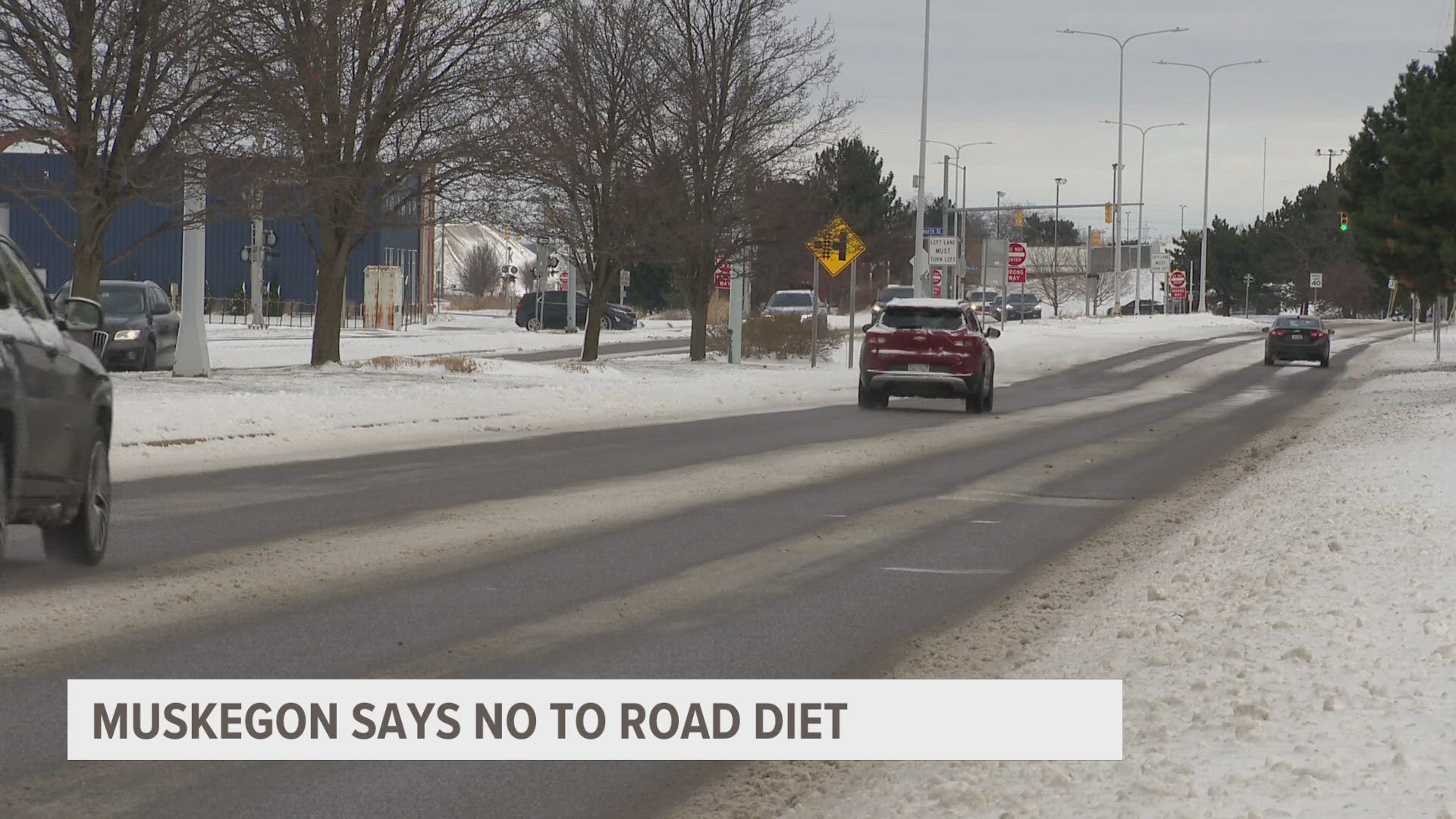 The proposed Shoreline Drive road diet project in Muskegon will not move forward at this time. The city confirmed the decision.