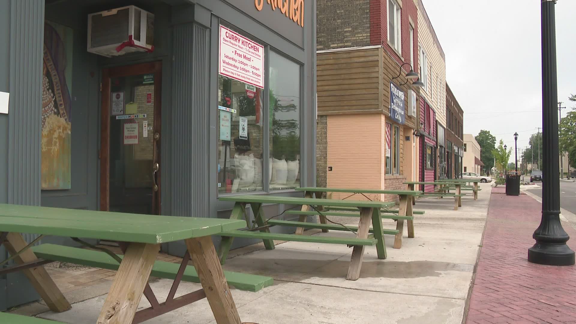 In the city of Muskegon, a much smaller COVID-relief effort for small business is also under scrutiny by some residents.