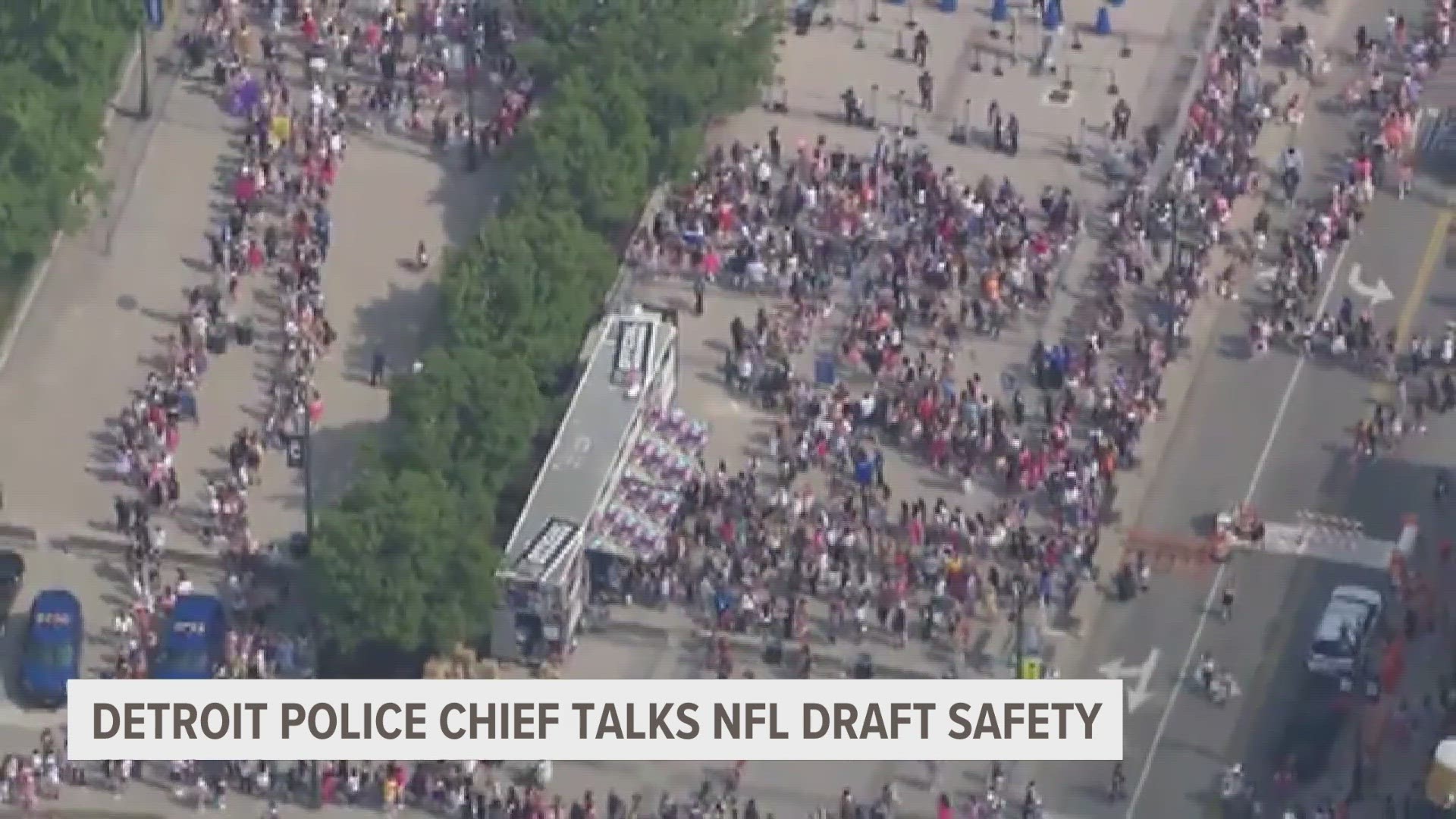 The Chief of Police talked safety ahead of the NFL draft.