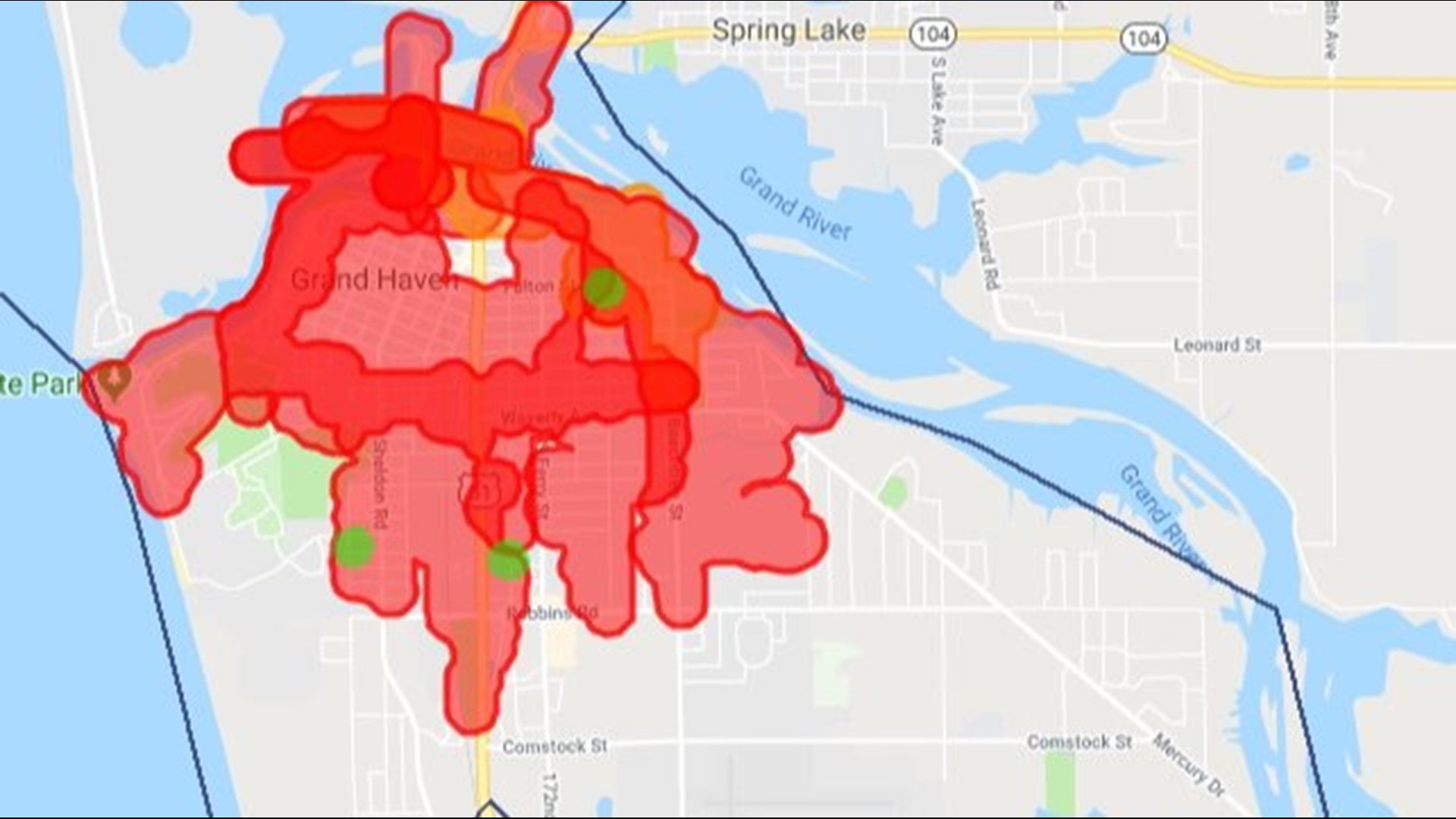 Grand Haven loses power, more than 5,000 outages reported