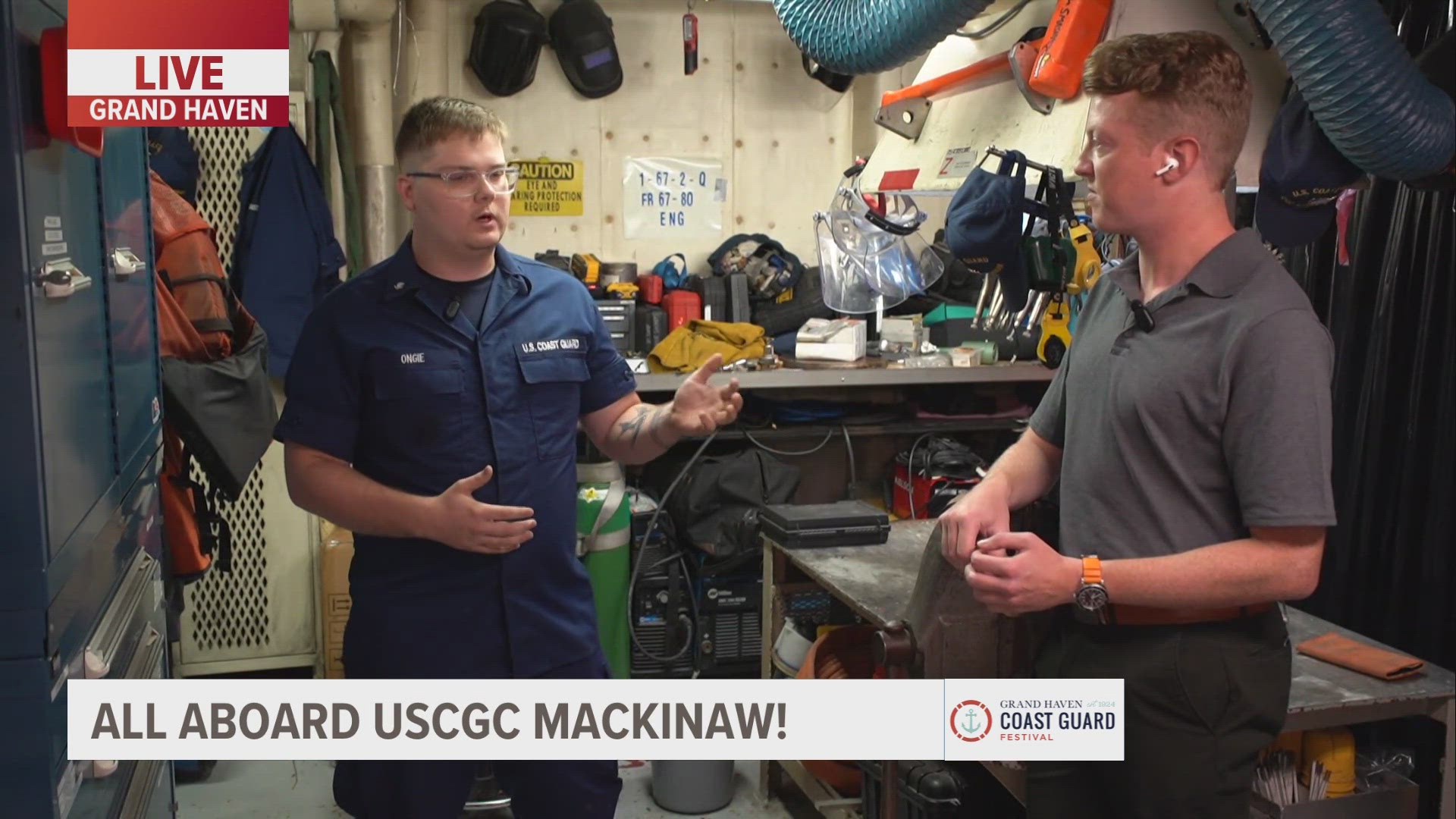 If you want to hop onboard the USCGC Mackinaw yourself, you can do so in Grand Haven this week.