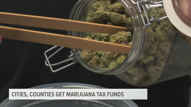 $3.7 million from marijuana tax revenue goes to Kent, Ottawa, Muskegon counties and local governments
