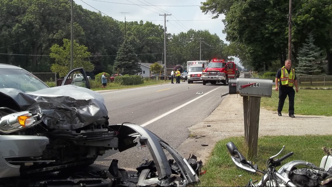 Motorcyclist killed after collision with car in Muskegon County ...