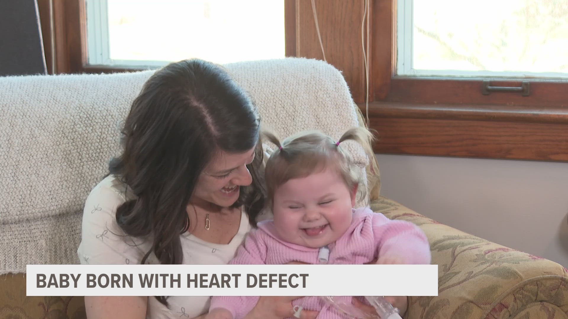 Ellie Koch was born with an undiagnosed heart defect. She had a stroke at two days old, and heart surgery two weeks later. Now, she's making strides.