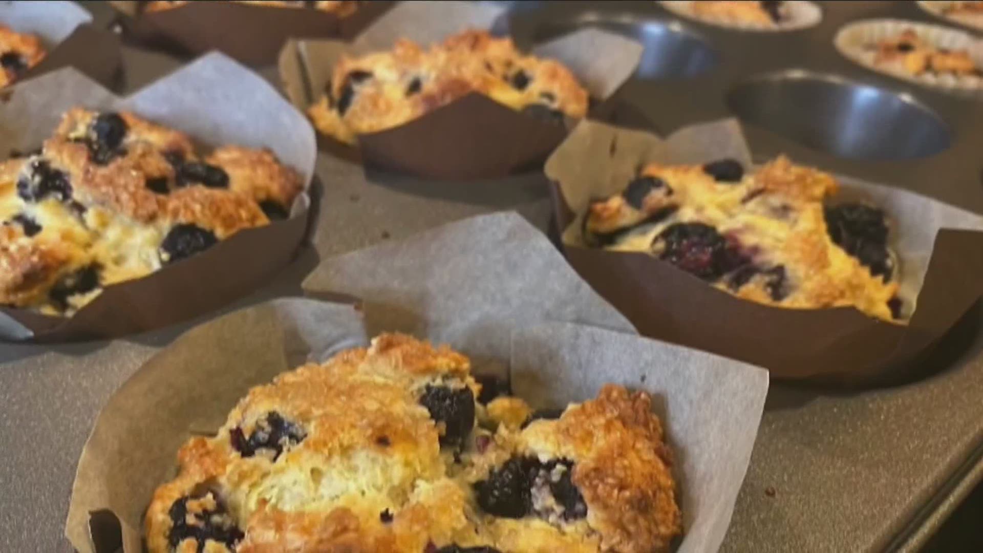 Chef Char shares recipe for lemon blueberry muffins