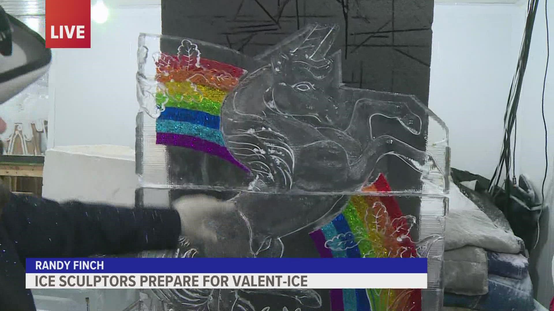 The annual event brings dozens of ice sculptures to downtown Grand Rapids.