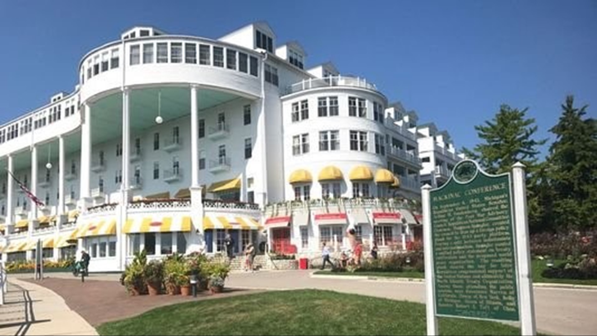 The owners of the iconic Grand Hotel on Michigan's Mackinac Island said Tuesday that they've reached a tentative deal to sell the hotel to a private equity firm.