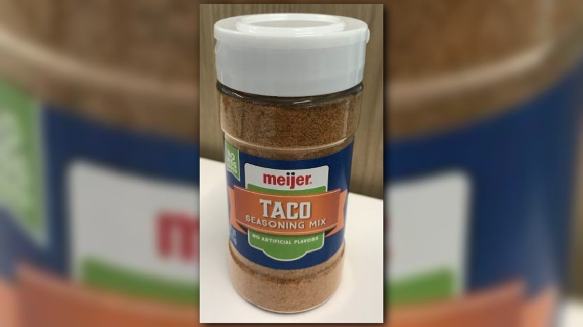McCormick issues voluntary recalls Meijer Taco Seasoning Mix for milk