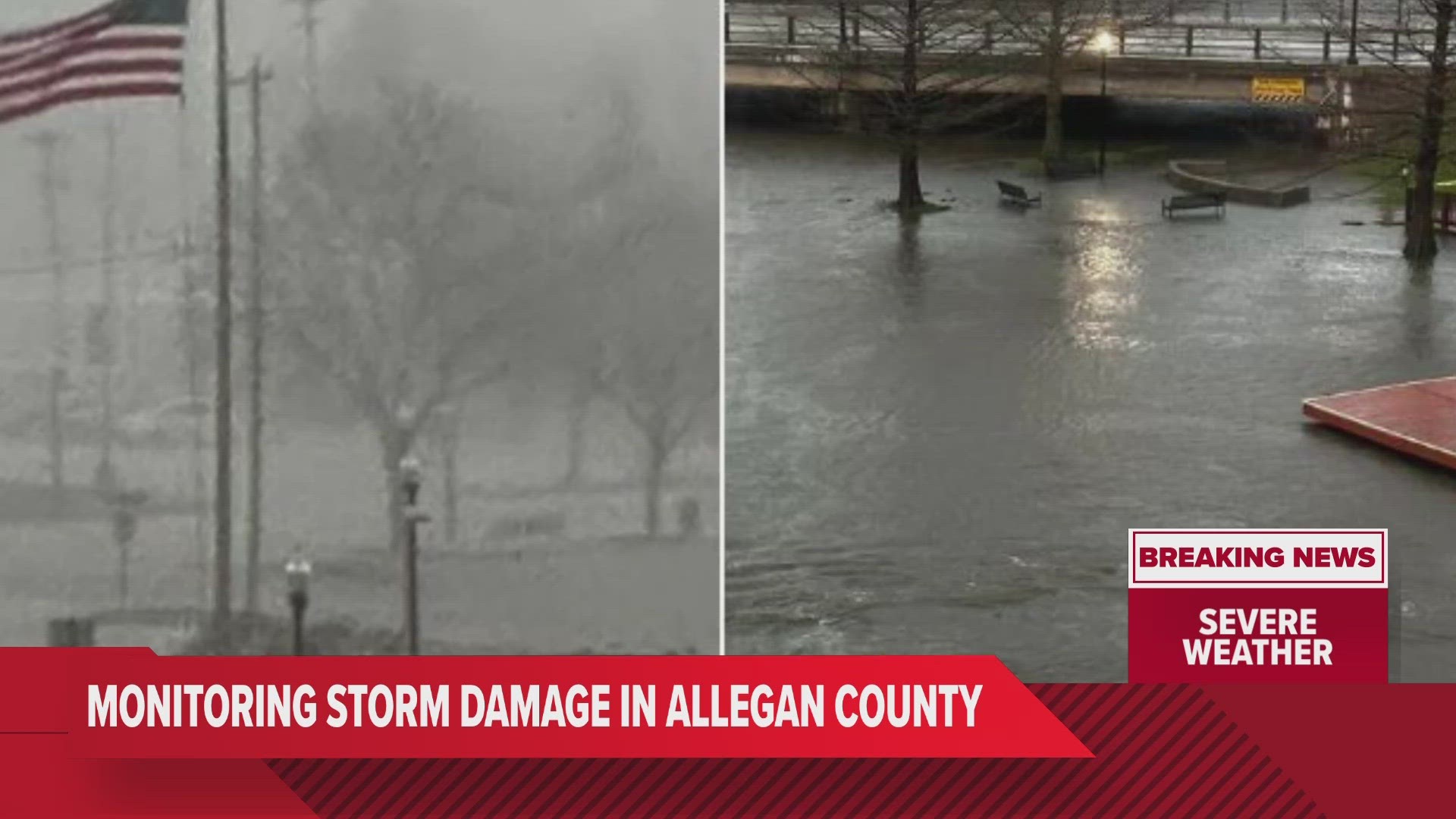 As West Michigan braces for rounds of severe weather Wednesday, there's also a risk for flooding.