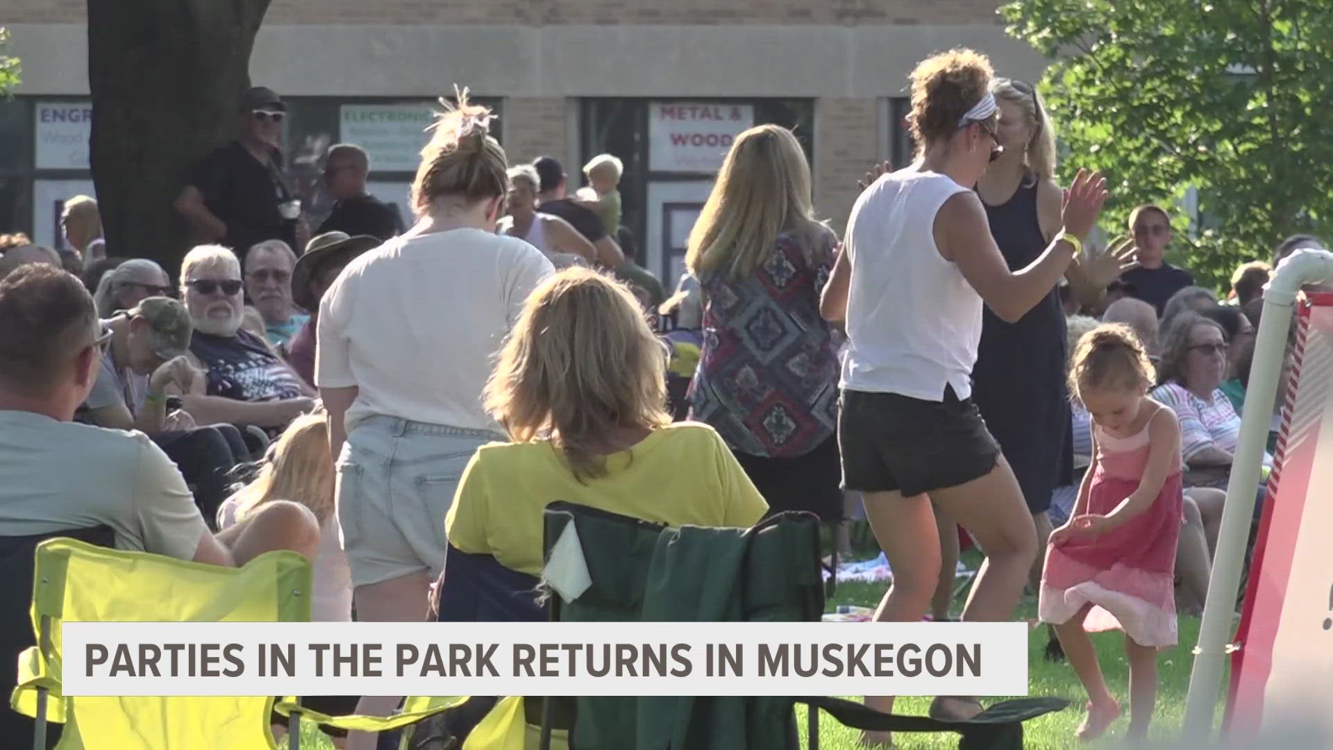 For 40 years, Parties in the Park has brought entertainment to Hackley Park in downtown Muskegon.