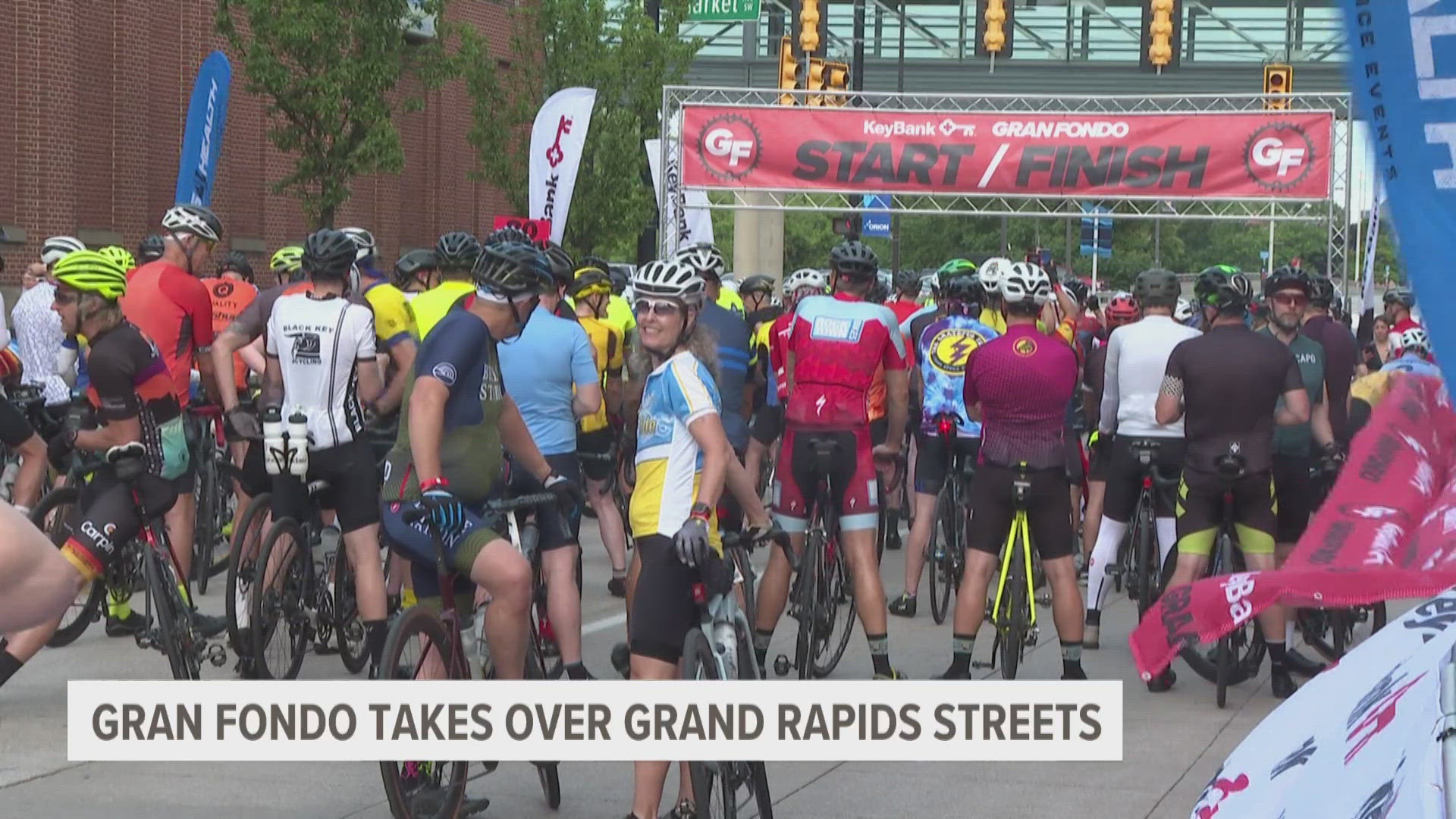 The race, known as Michigan's "signature cycling event," drew participants from near and far.