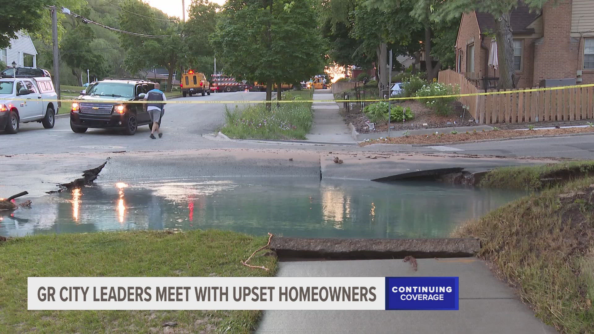 The homeowners have been looking to the city for help since the flooding back in June.