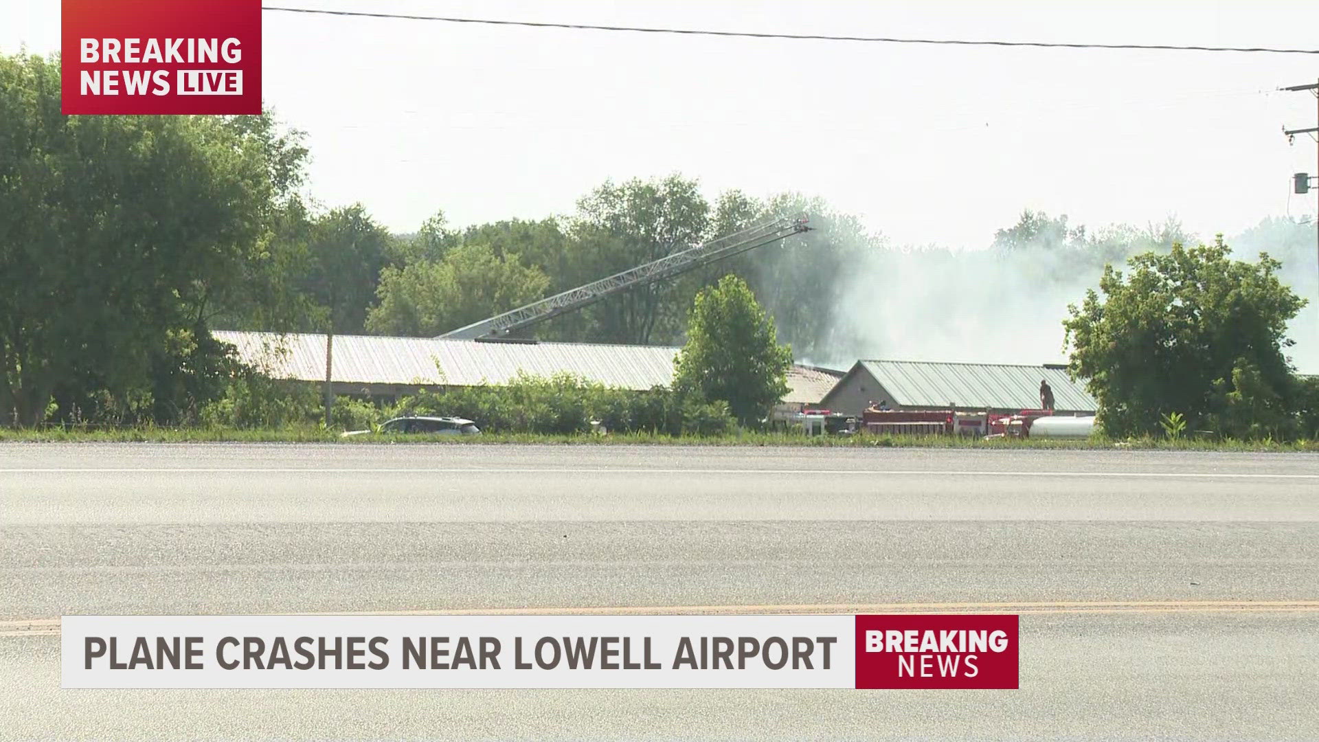 The Kent County Sheriff's Office confirmed a small plane has crashed in Lowell.