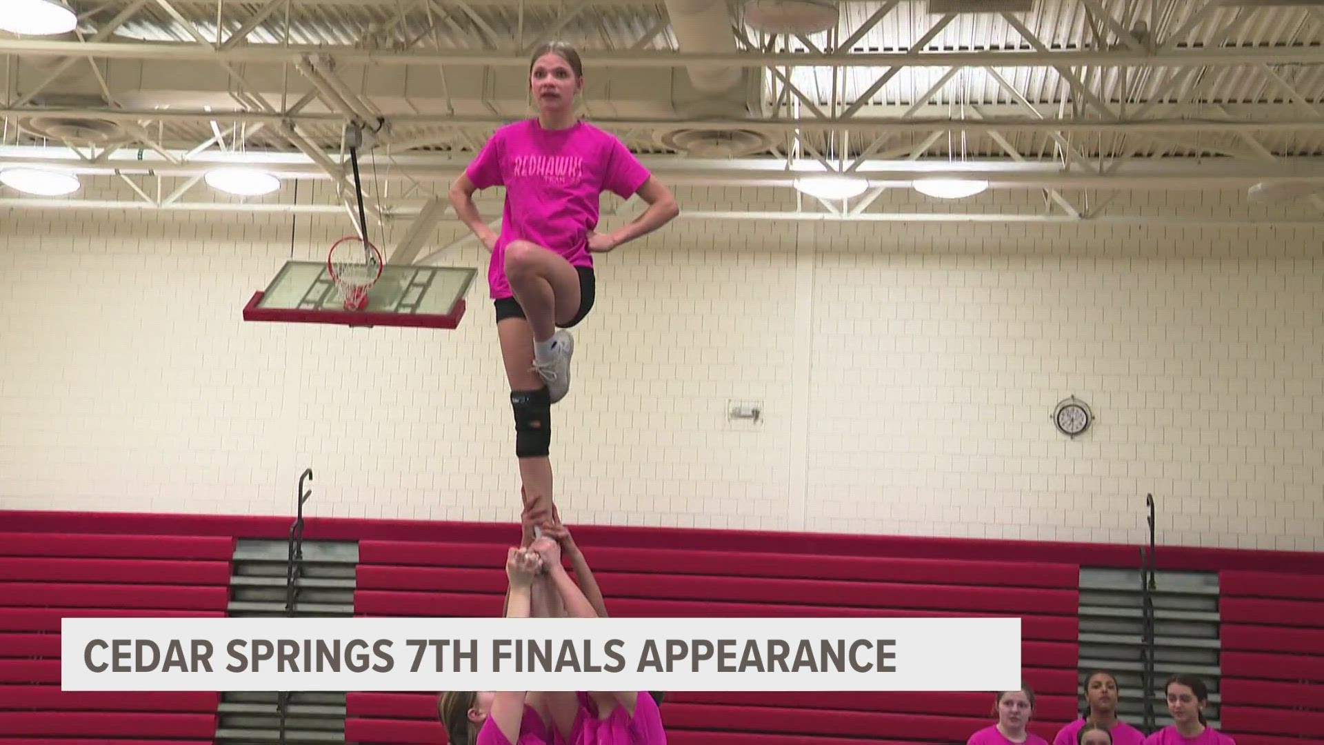 Teams preparing for State Cheer Finals | wzzm13.com