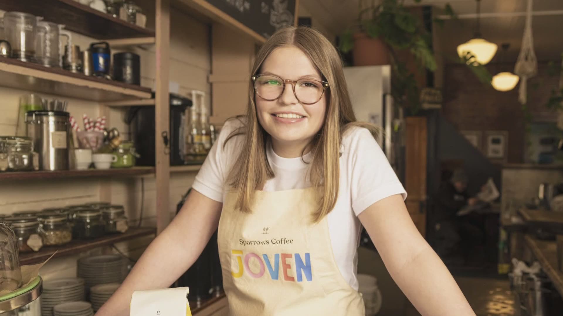 14-year-old Frankie Volkema has spent years hanging around her dad's coffee businesses. Her new coffee line could help secure the industry's future.