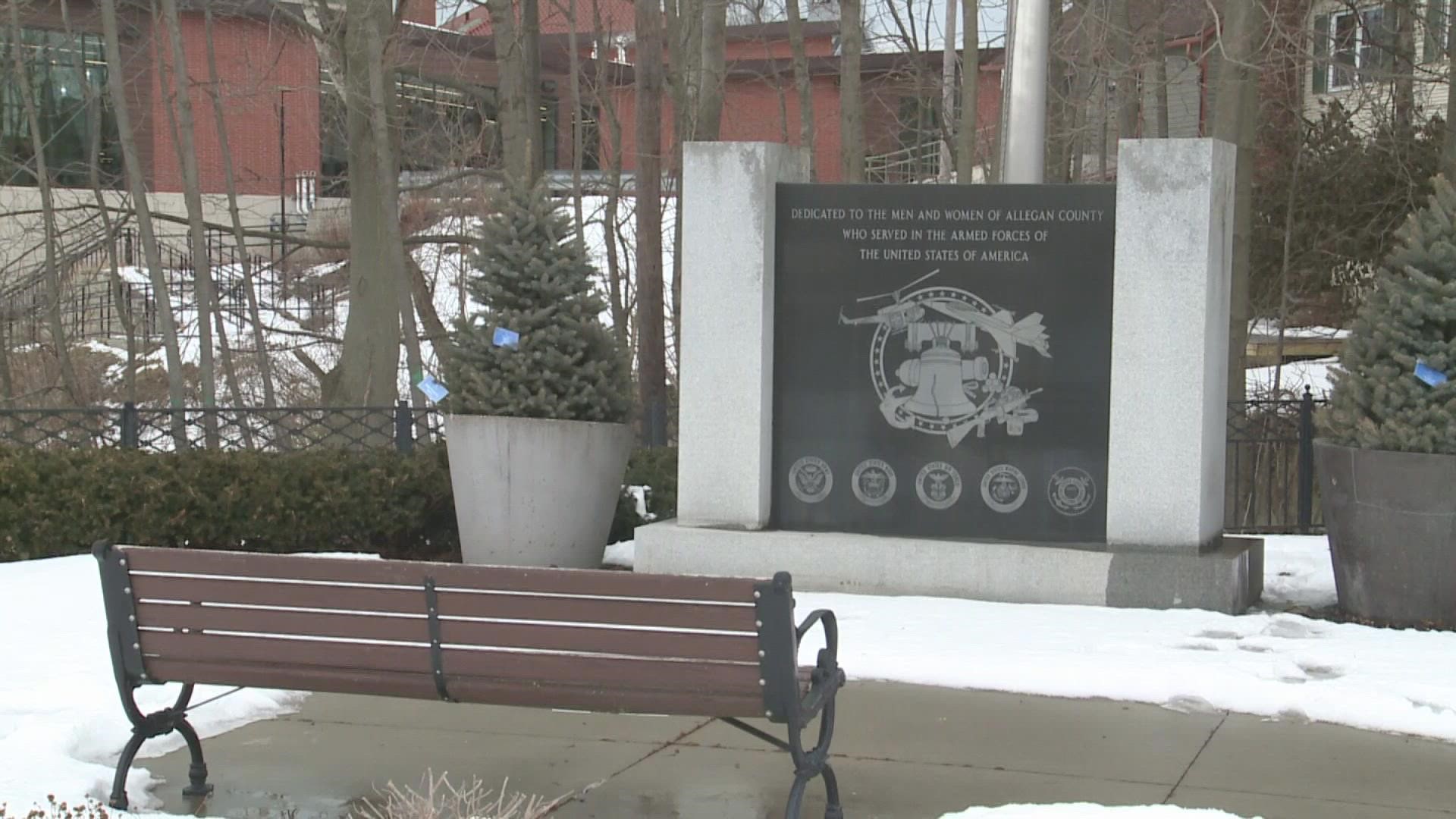 A veterans memorial in one west Michigan town may be moved to a new spot. But many veterans in Allegan would be upset to see that happen.