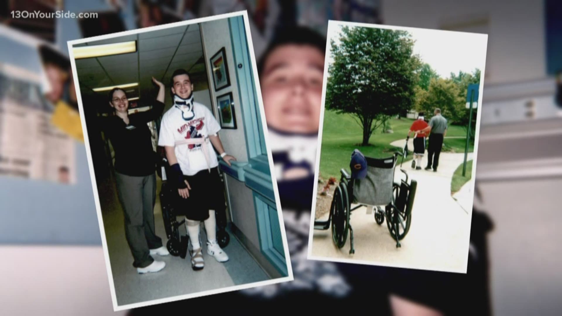 15 years ago, Cameron Tacey injured his spinal cord. Doctors didn't know if he'd make it.