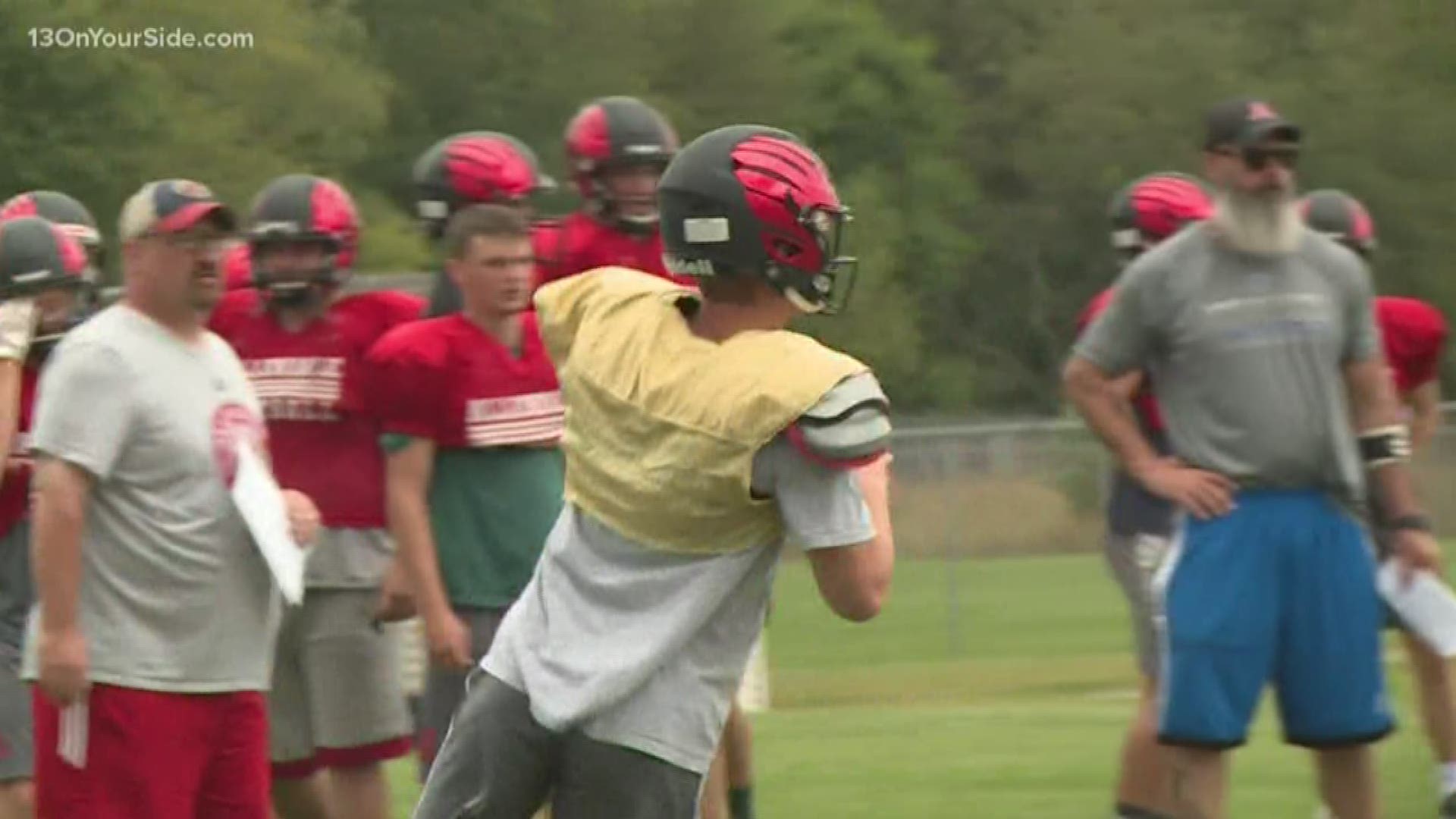 13 On Your Sidelines Two-A-Days: Allendale has no shortage of quarterbacks