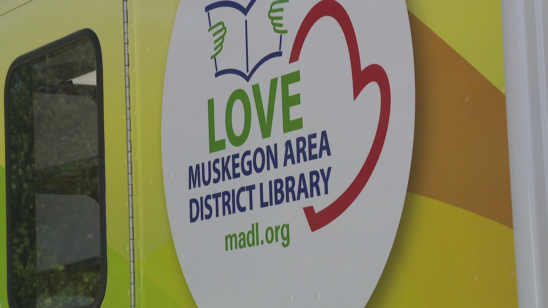 The new Muskegon Area District Library Bookmobile will operate all year-long, four days a week. Dates, hours, and locations to be determined.
