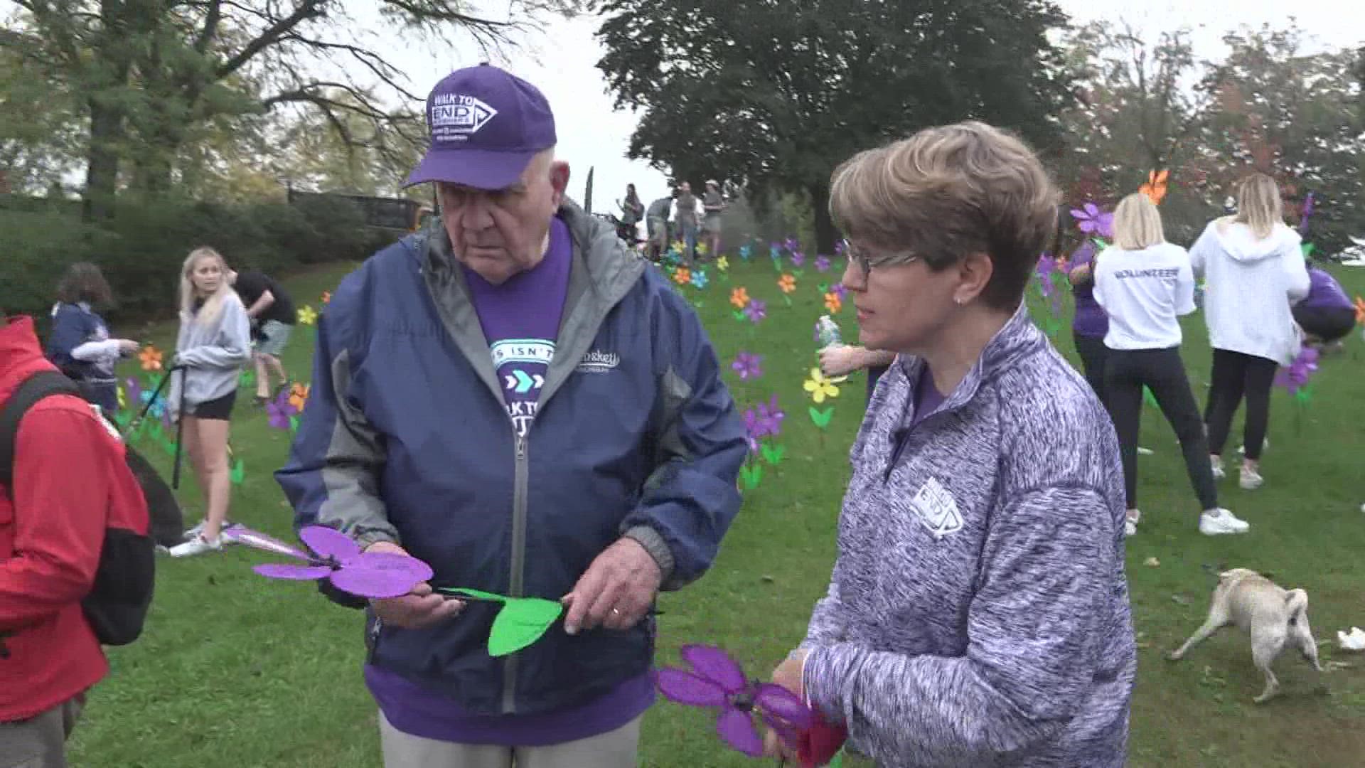 It's the first year Ann Rubin and her family are walking in memory of their mother, rather than in support.