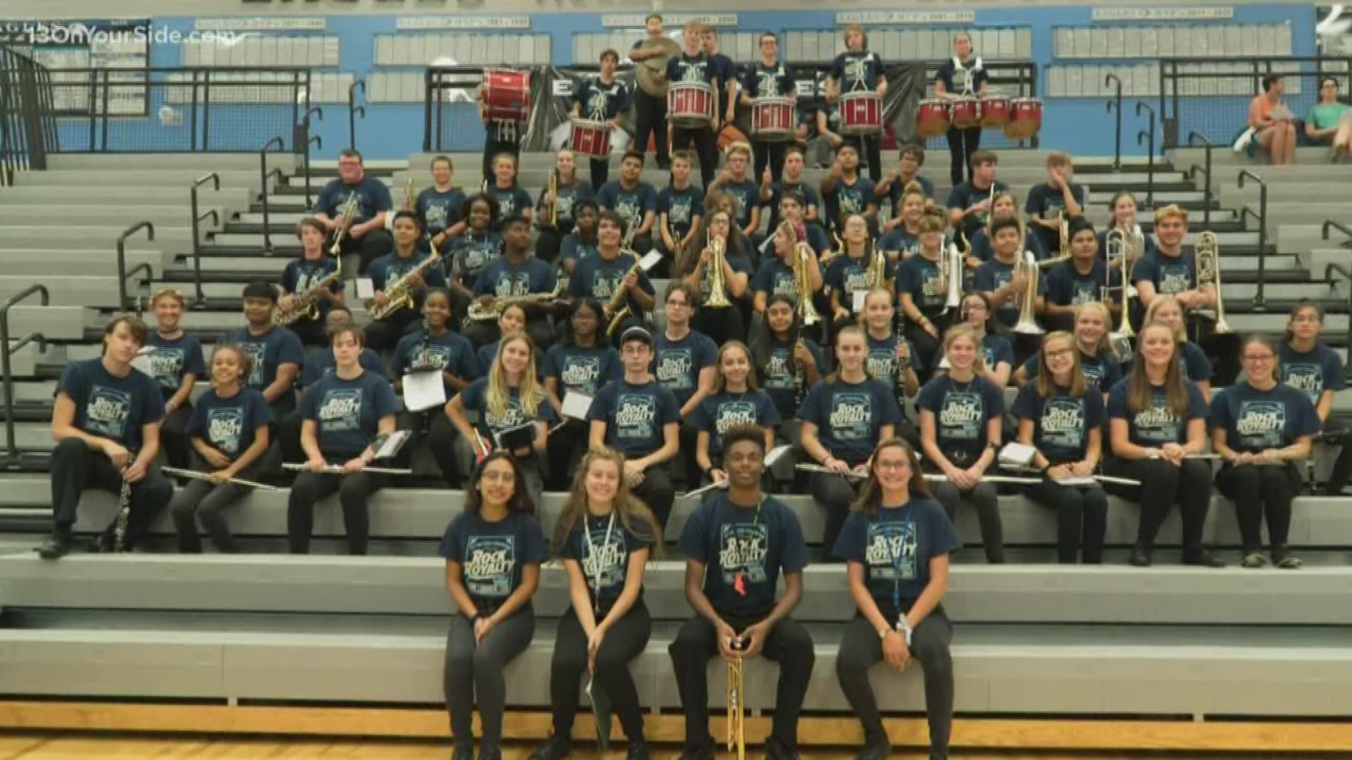 A local high school band is going to be playing on a very big stage next year.