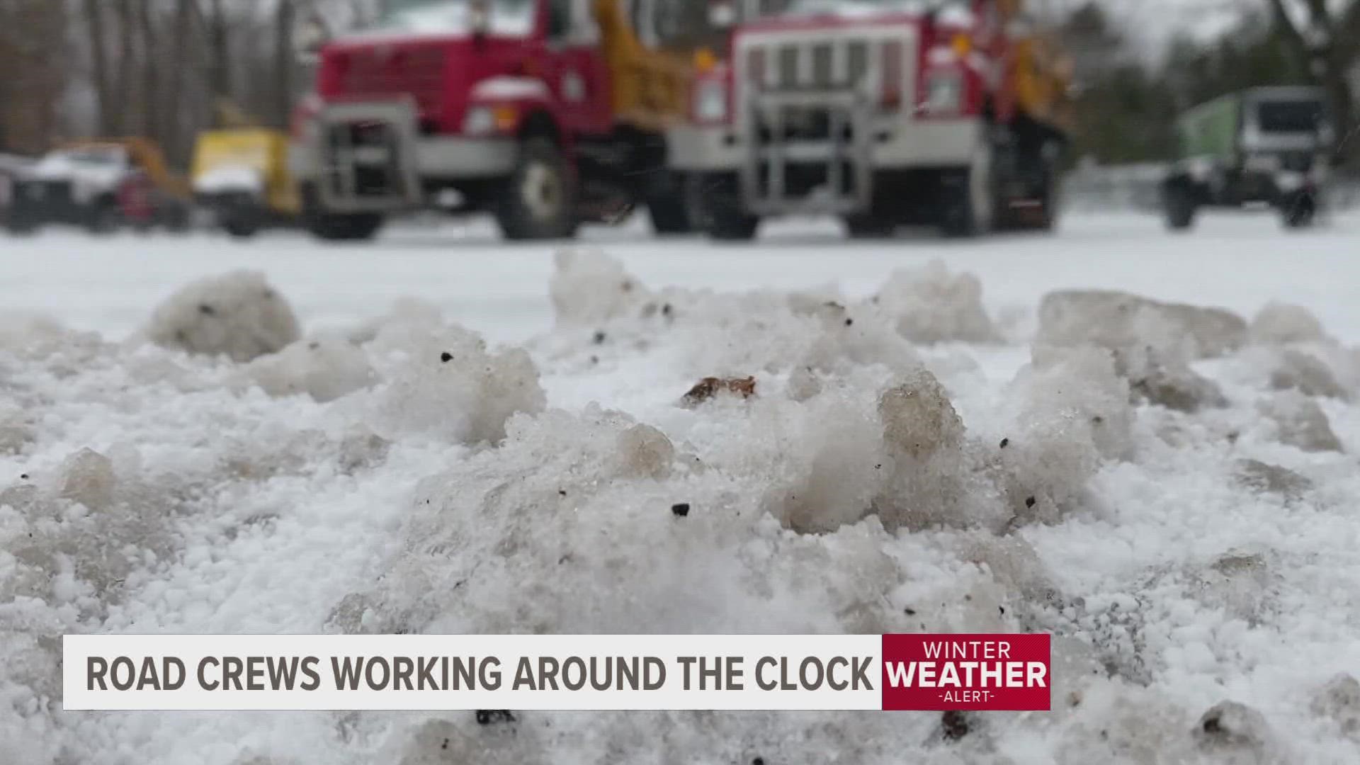 We spent the morning with the Ottawa County road commission as they work to keep roads clear and safe for drivers.