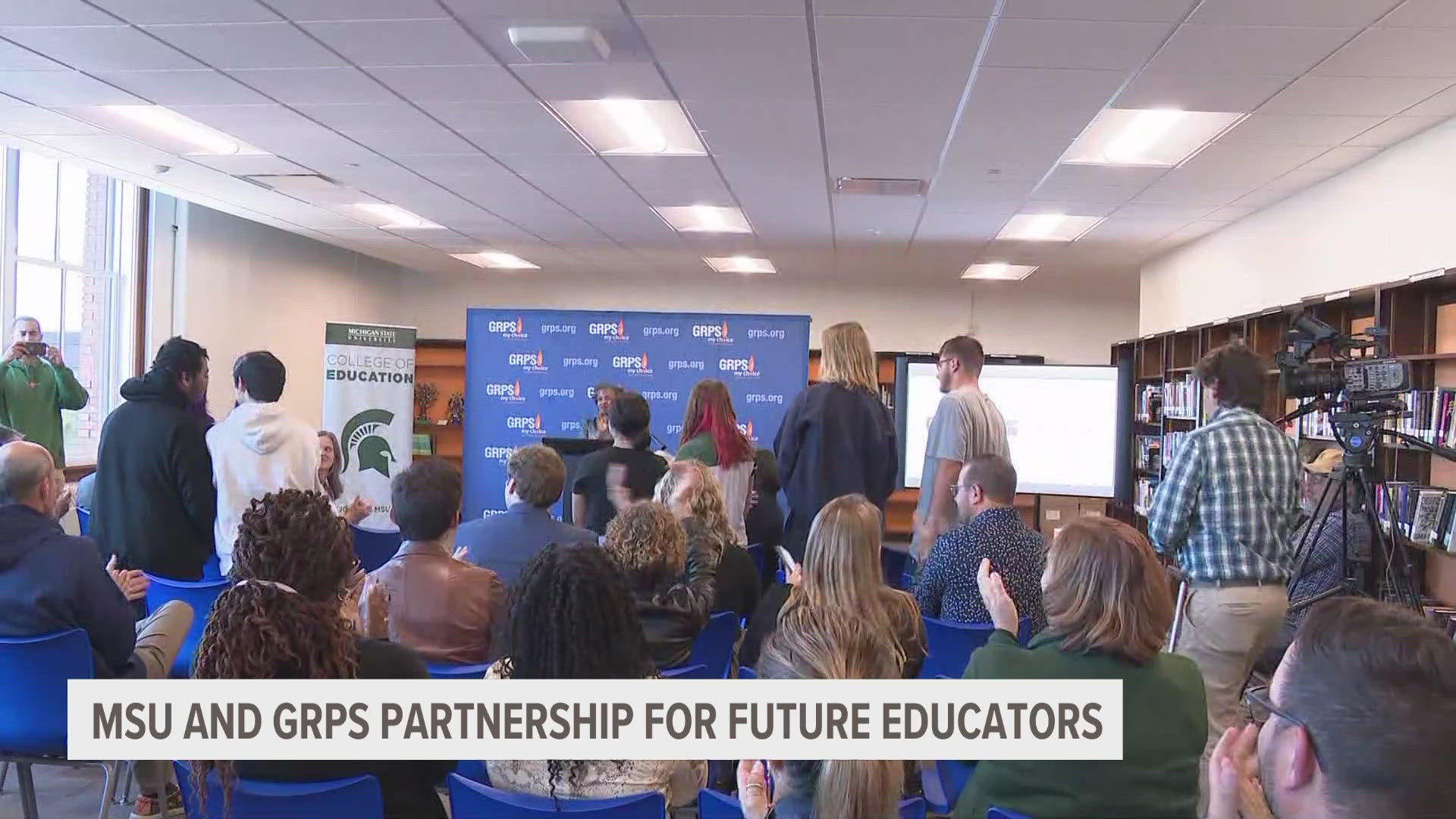 Financials can be a barrier for many students considering college. School leaders hope this program helps, all while bringing quality teachers back to Grand Rapids.