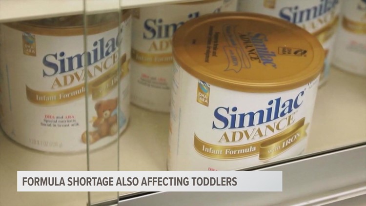 West MI mom says toddlers affected by formula shortage too