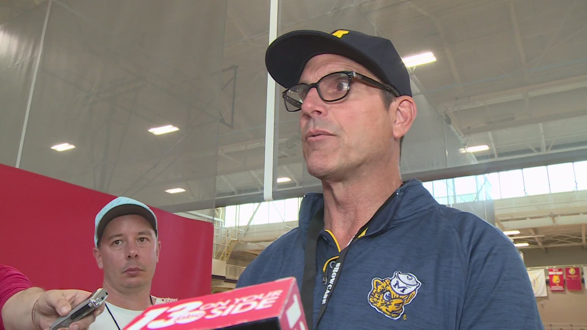 Harbaugh addressed allegations against Schembechler that said he ignored inappropriate sexual behavior by a former team physician.