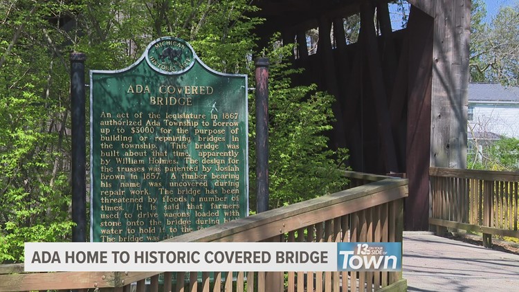 13 ON YOUR SIDE OF TOWN: Ada is home to historic covered bridge