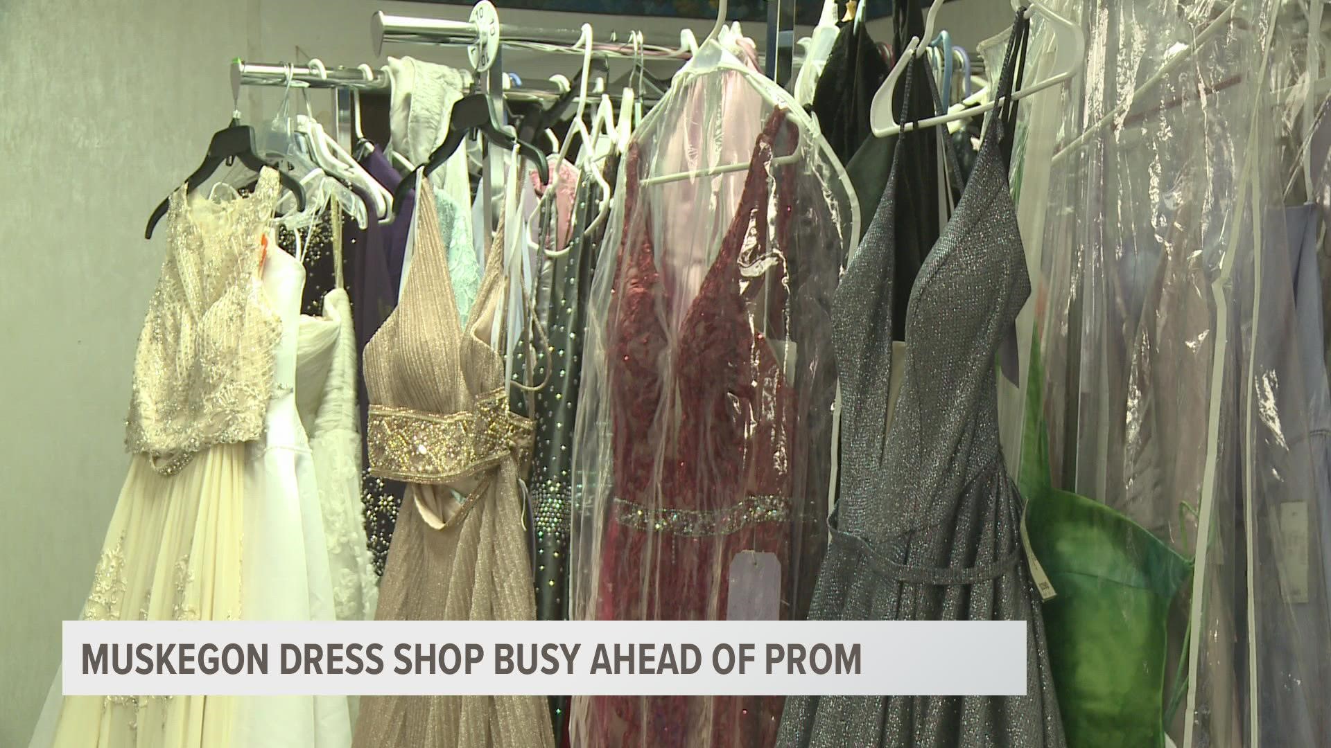 If you're struggling to find the perfect dress for prom, a business in Muskegon is here to help.