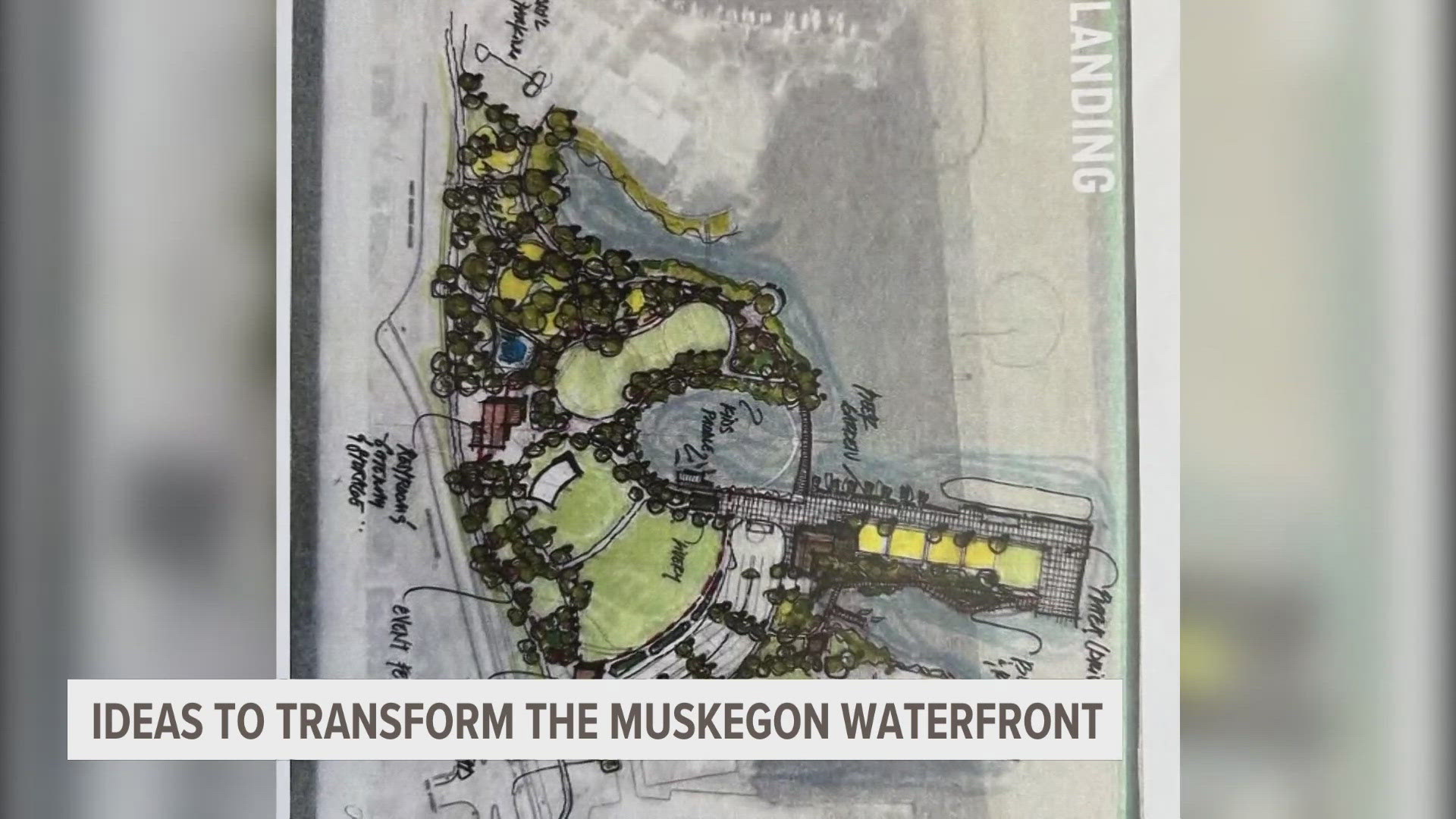 The plan, which is in the early stages, would make the waterfront more accessible to downtown, and also bring some pieces of history together.