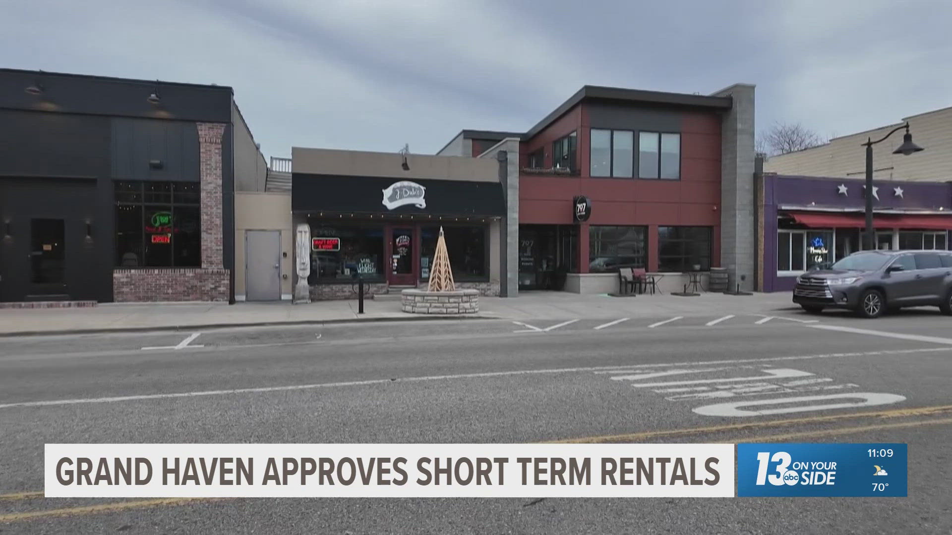 The approval of short-term rentals comes with restrictions on how the mixed-use buildings can be arranged in the city's Center Town District.