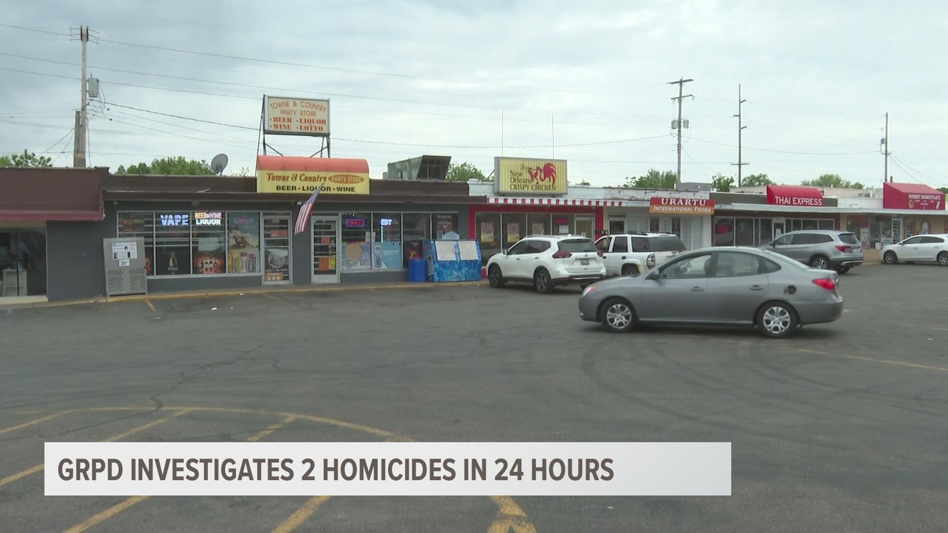 Grand Rapids police are investigating two shooting homicides that happened in the last 24 hours.