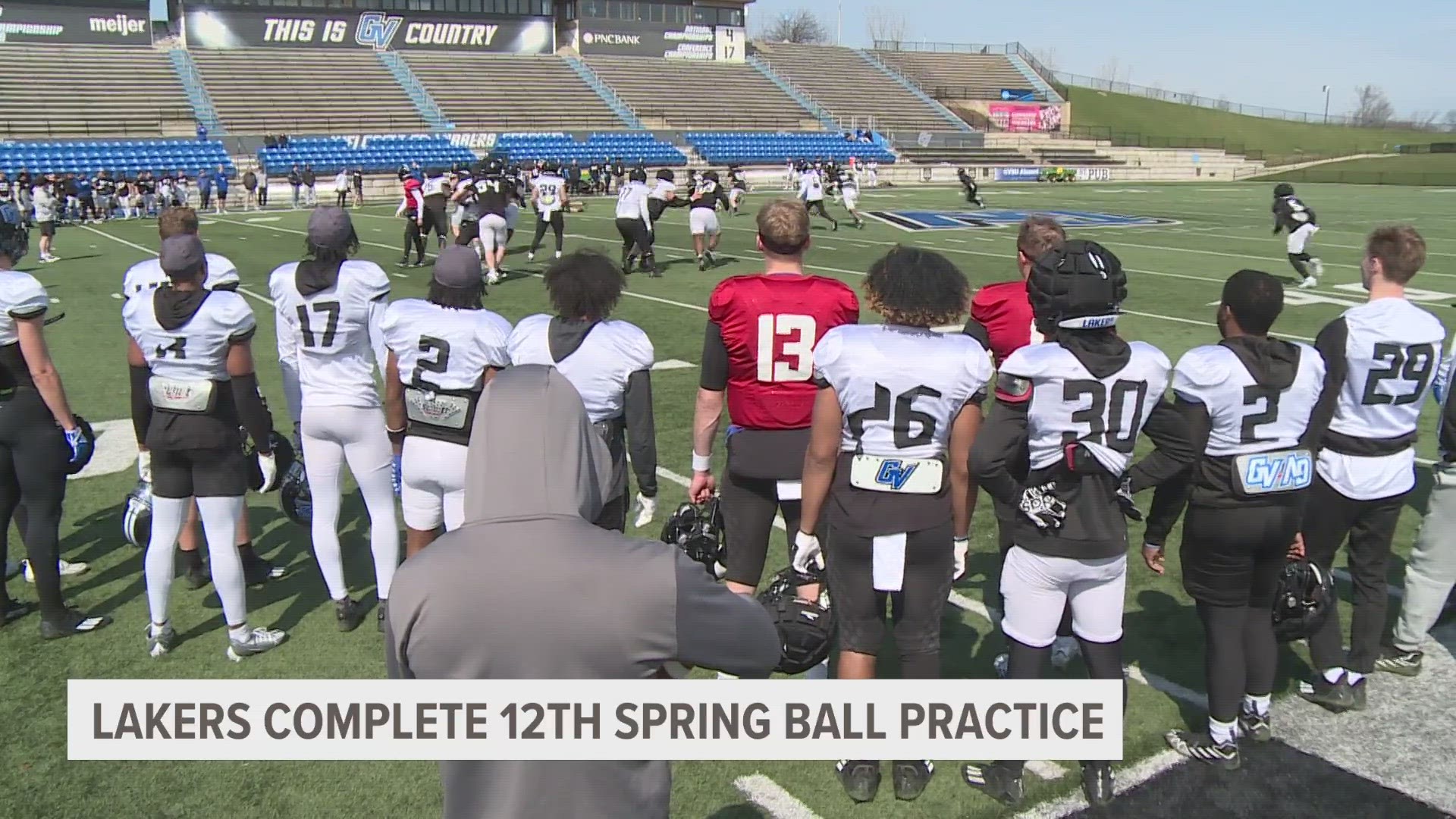 GVSU's new head coach Scott Wooster preaches "one of one" mentality in spring ball