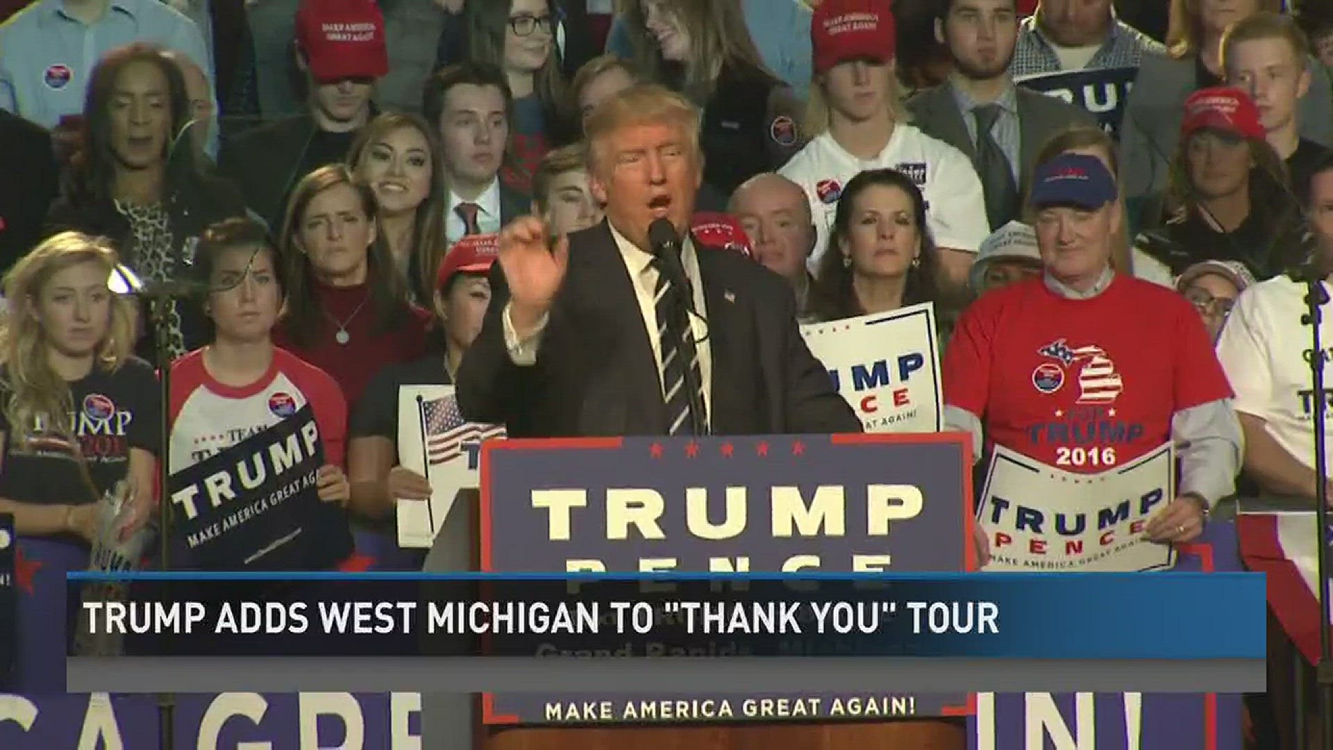 Trumps adds West Michigan to "Thank you" tour