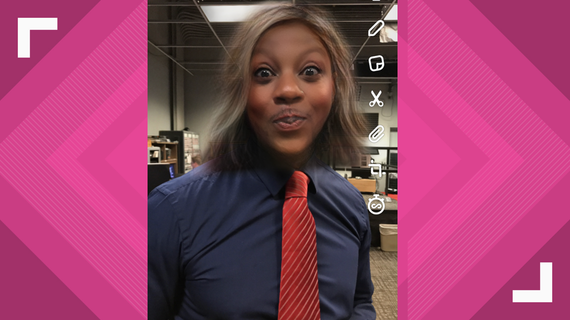 Snapchat gender bender filter takes over the newsroom