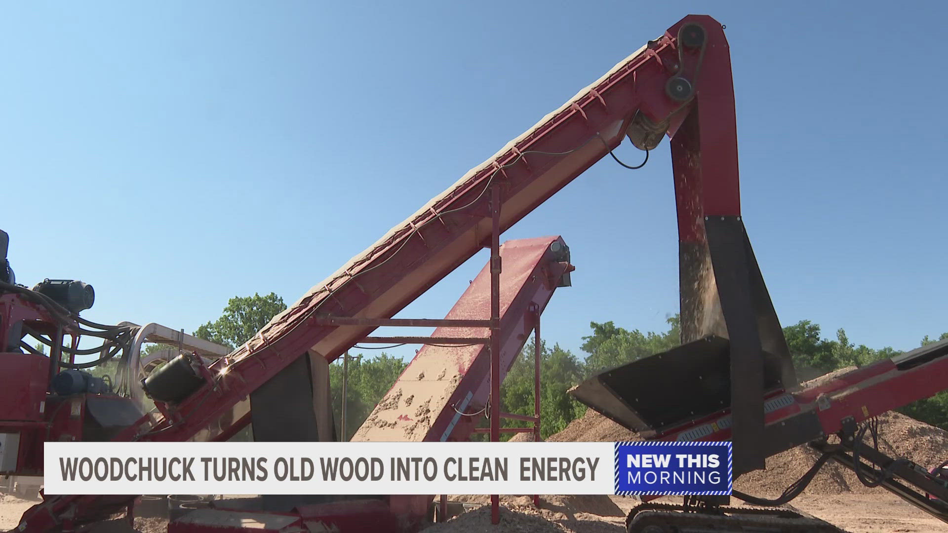 Woodchuck in Grand Rapids turns wood waste into clean energy using AI and electric grinders.